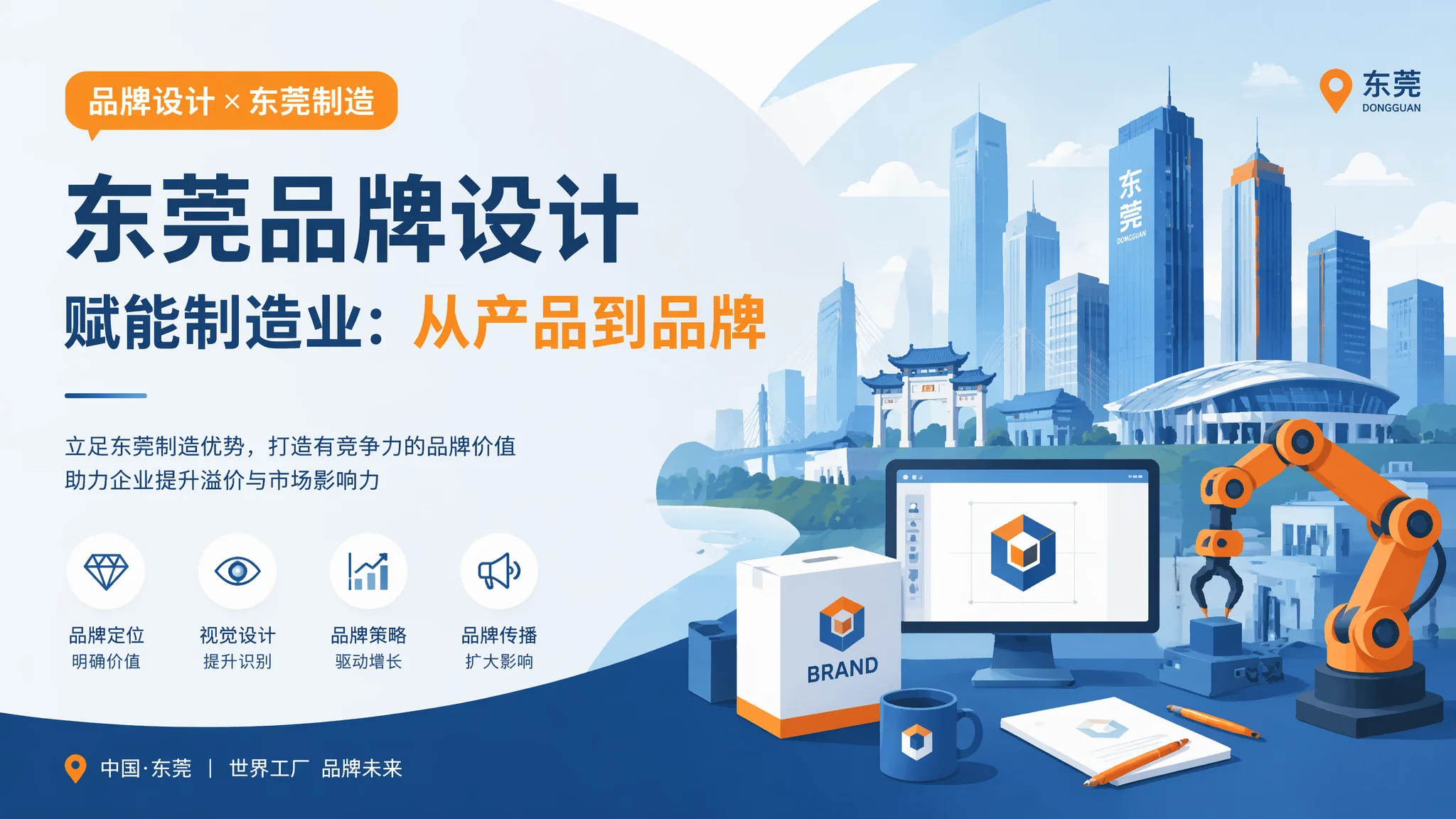 东莞品牌设计怎么做？制造型企业从零到一的品牌建设实操全案