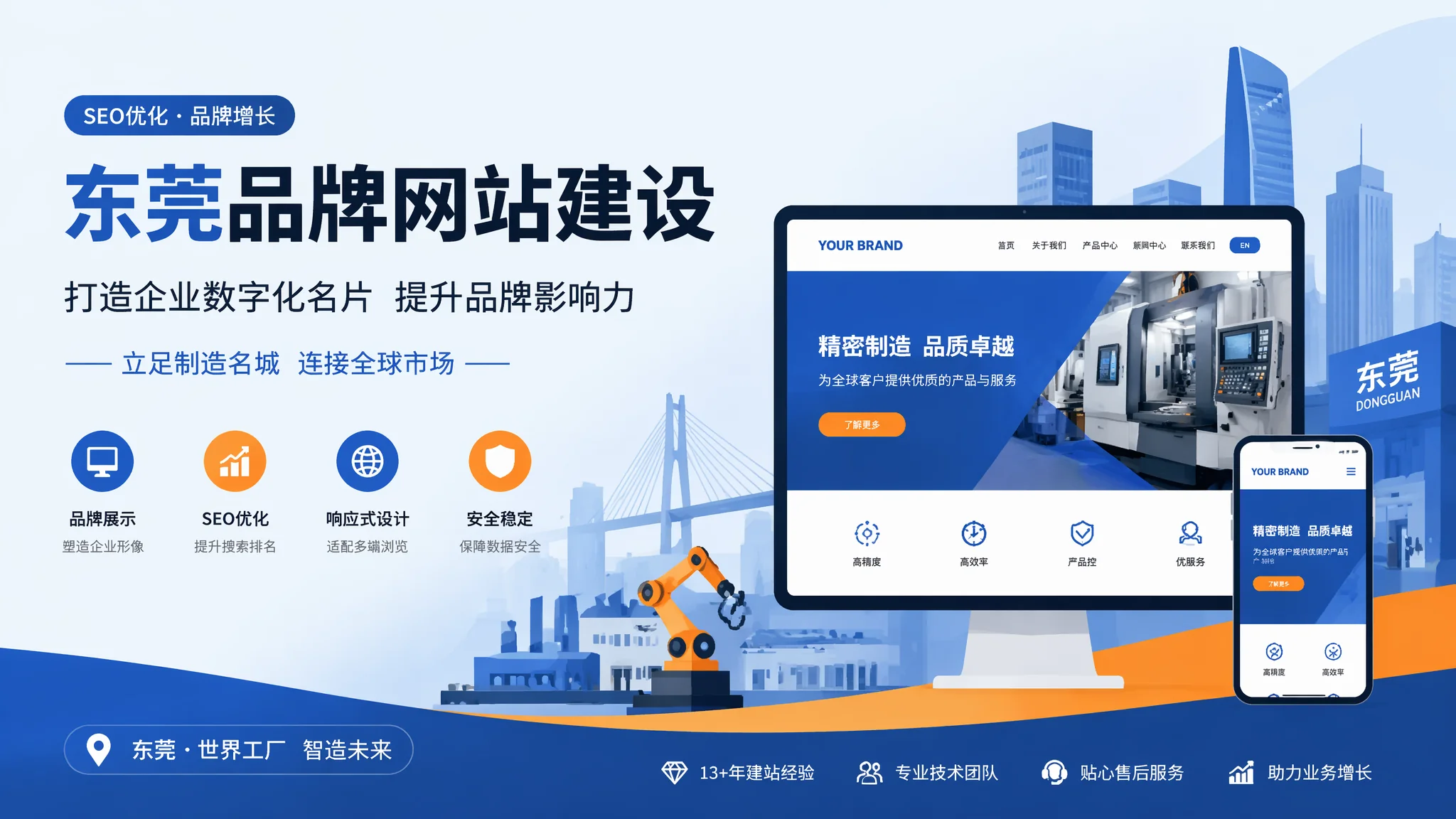 东莞品牌网站建设怎么做？让官网成为品牌门面的7个设计要点
