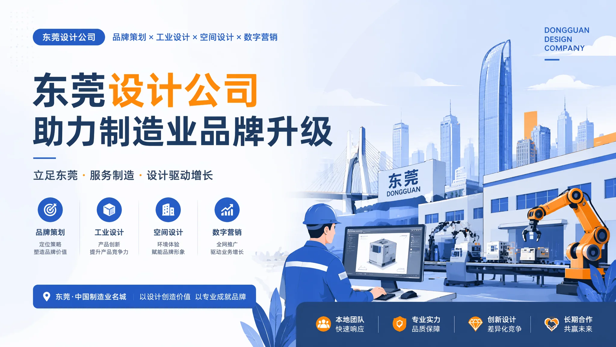 东莞设计公司全景图：品牌设计+网站设计一站式服务指南