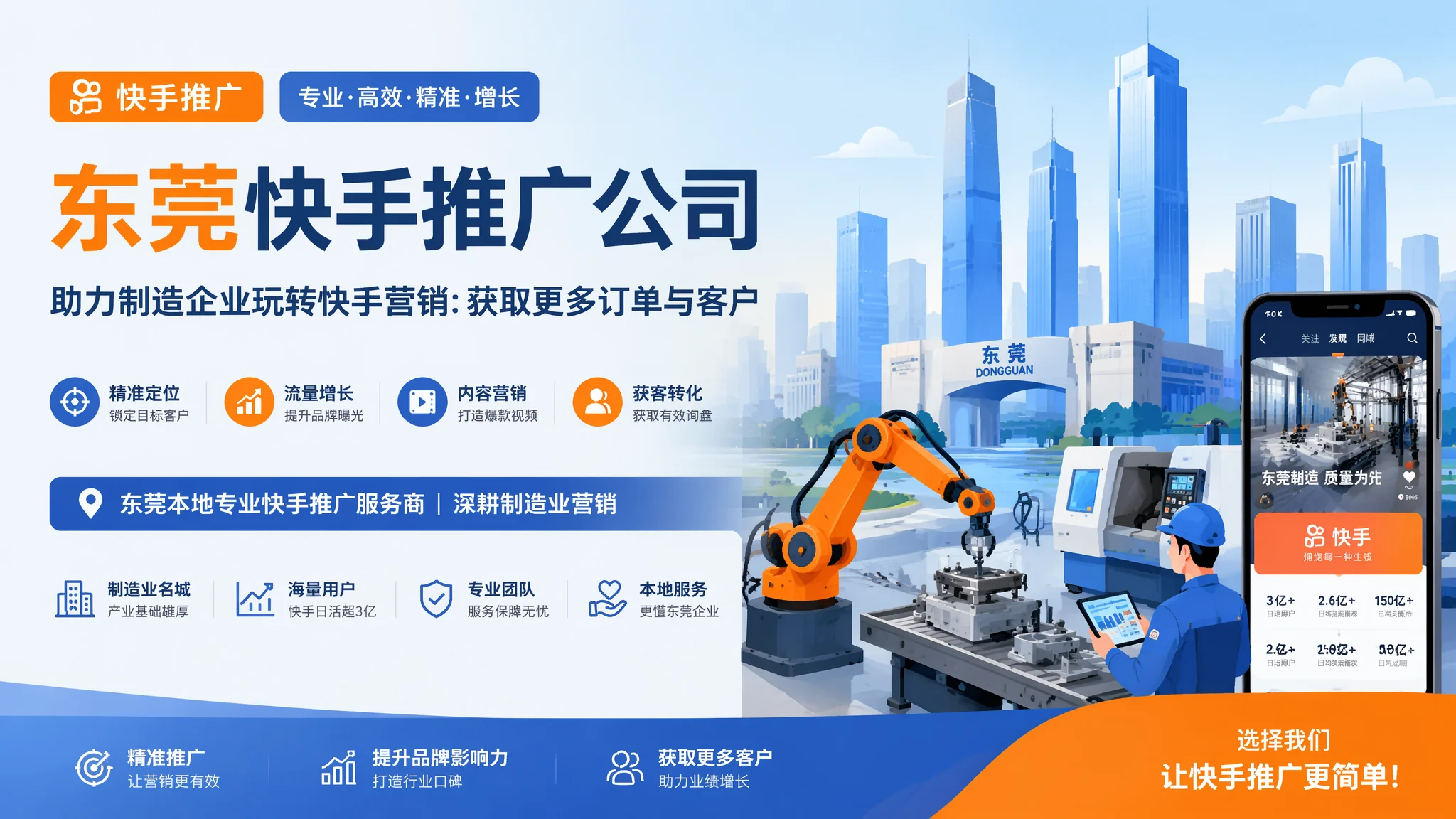 东莞快手推广公司代运营服务拆解：制造工厂该不该外包？