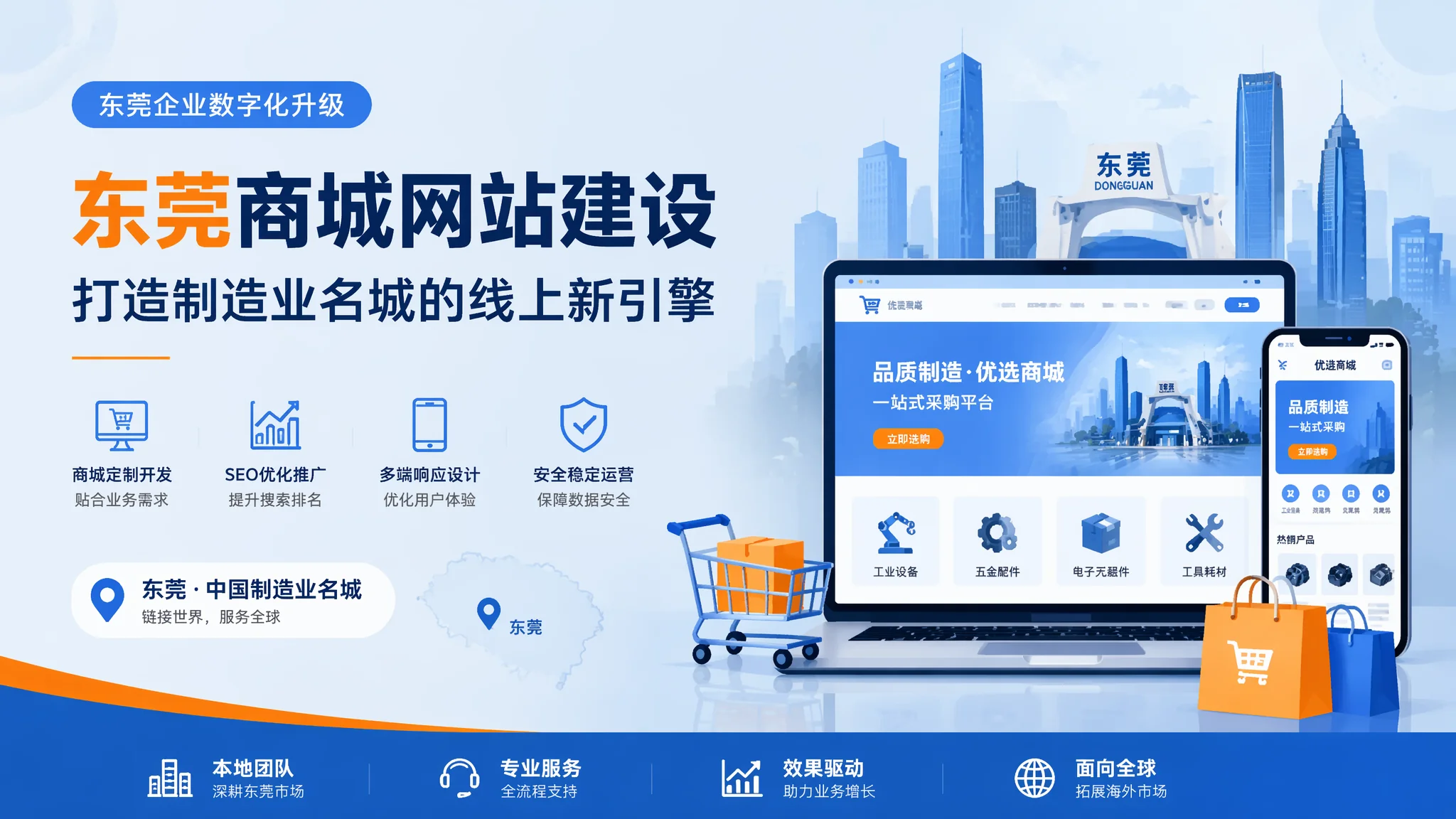 东莞商城建设怎么做？从选型到上线月销30万的电商网站搭建方案