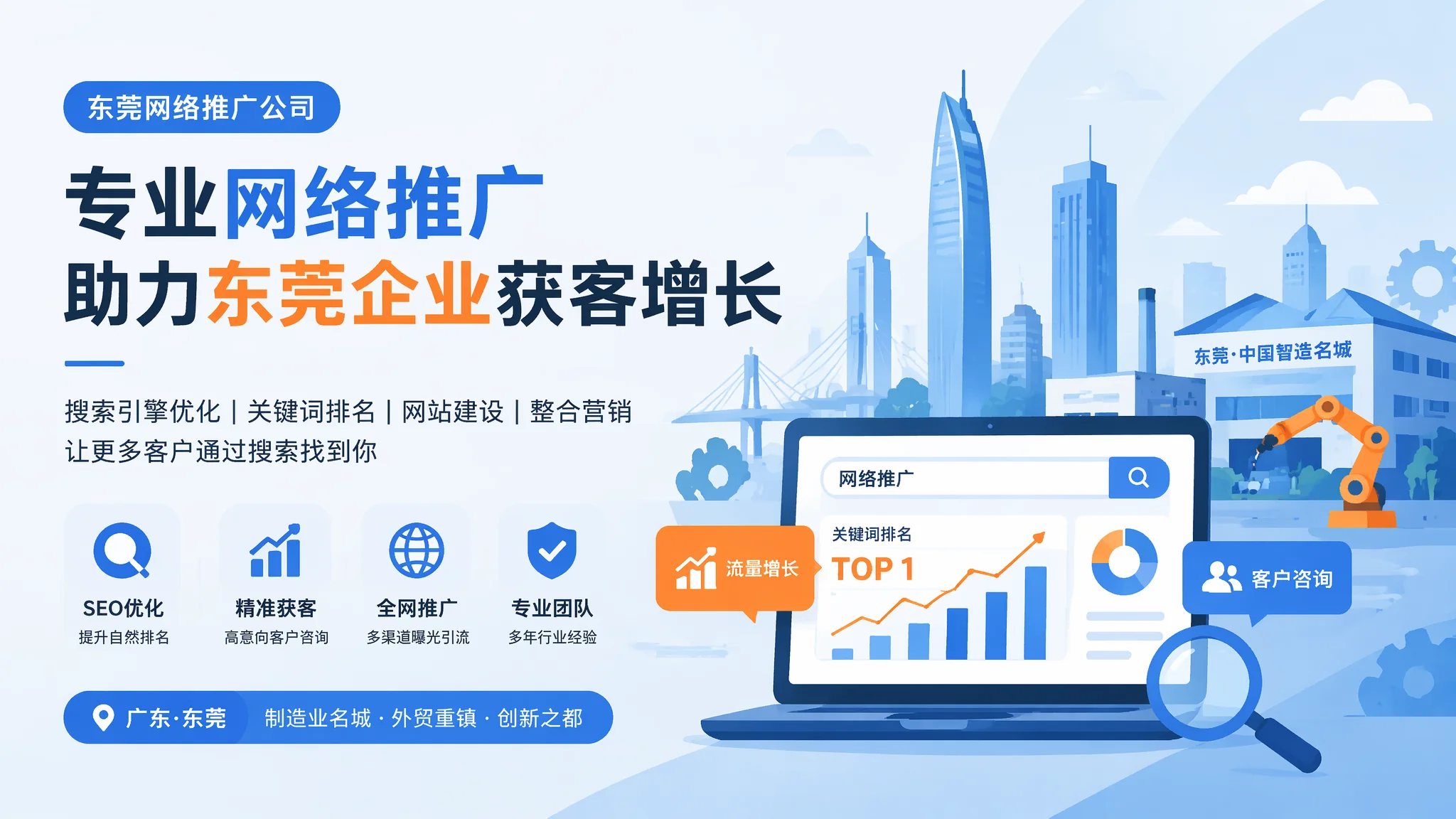 东莞网络推广公司哪家效果好？从渠道组合到执行细节全方位测评