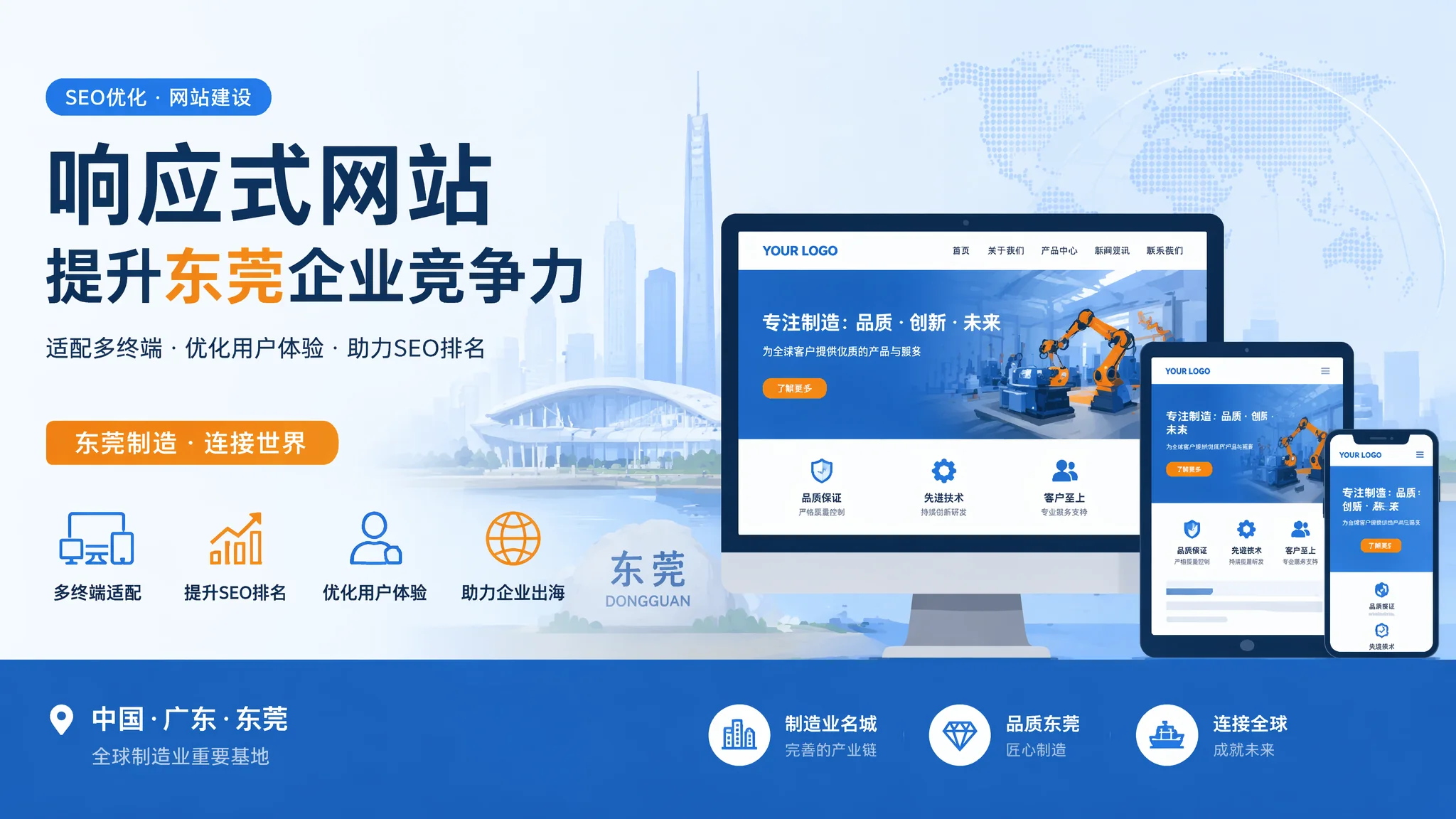 东莞响应式网站怎么做？手机端流量占比超70%的时代建站必读