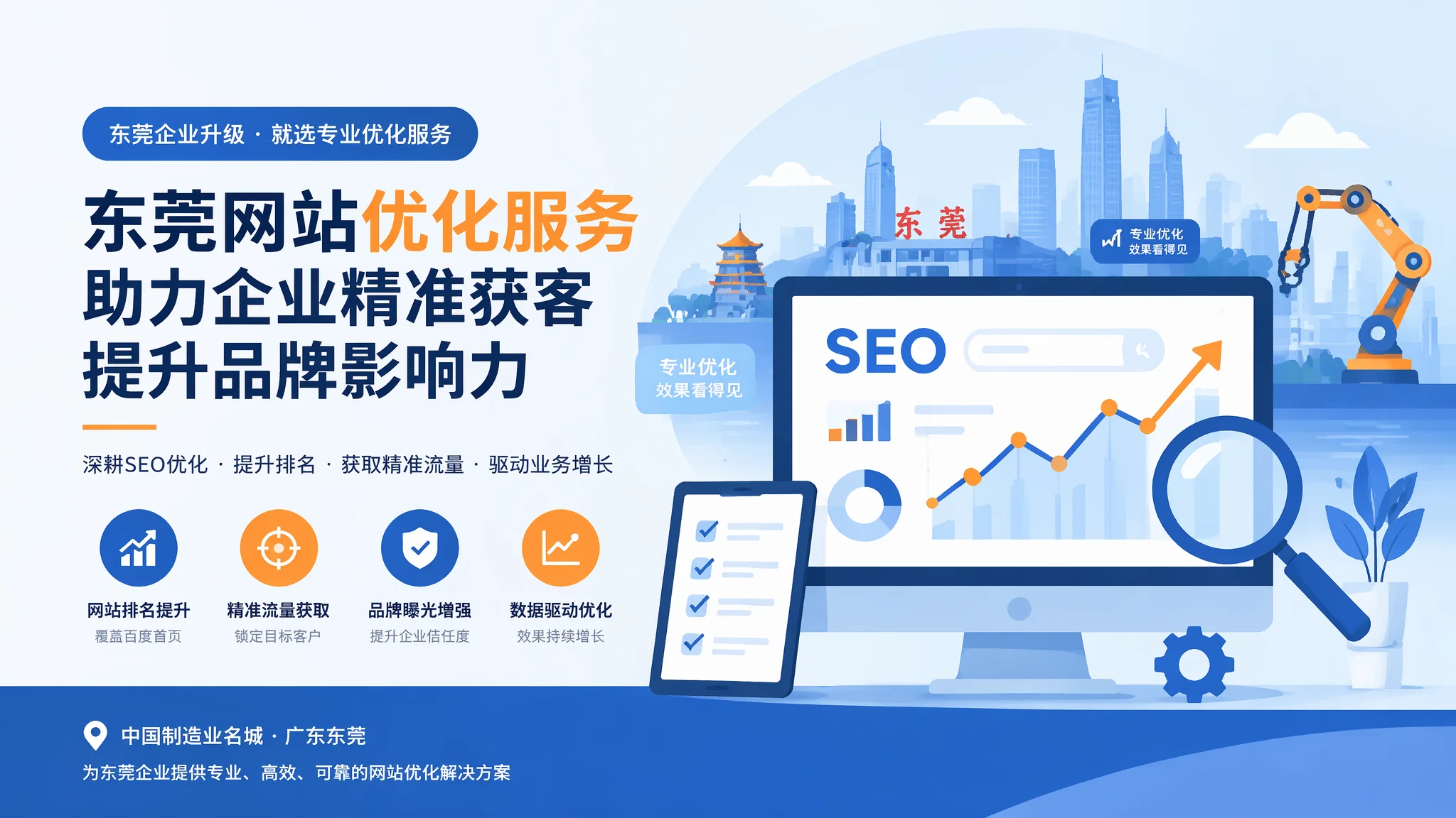 东莞网站优化服务包含什么？SEO公司服务项目全拆解让你不被忽悠