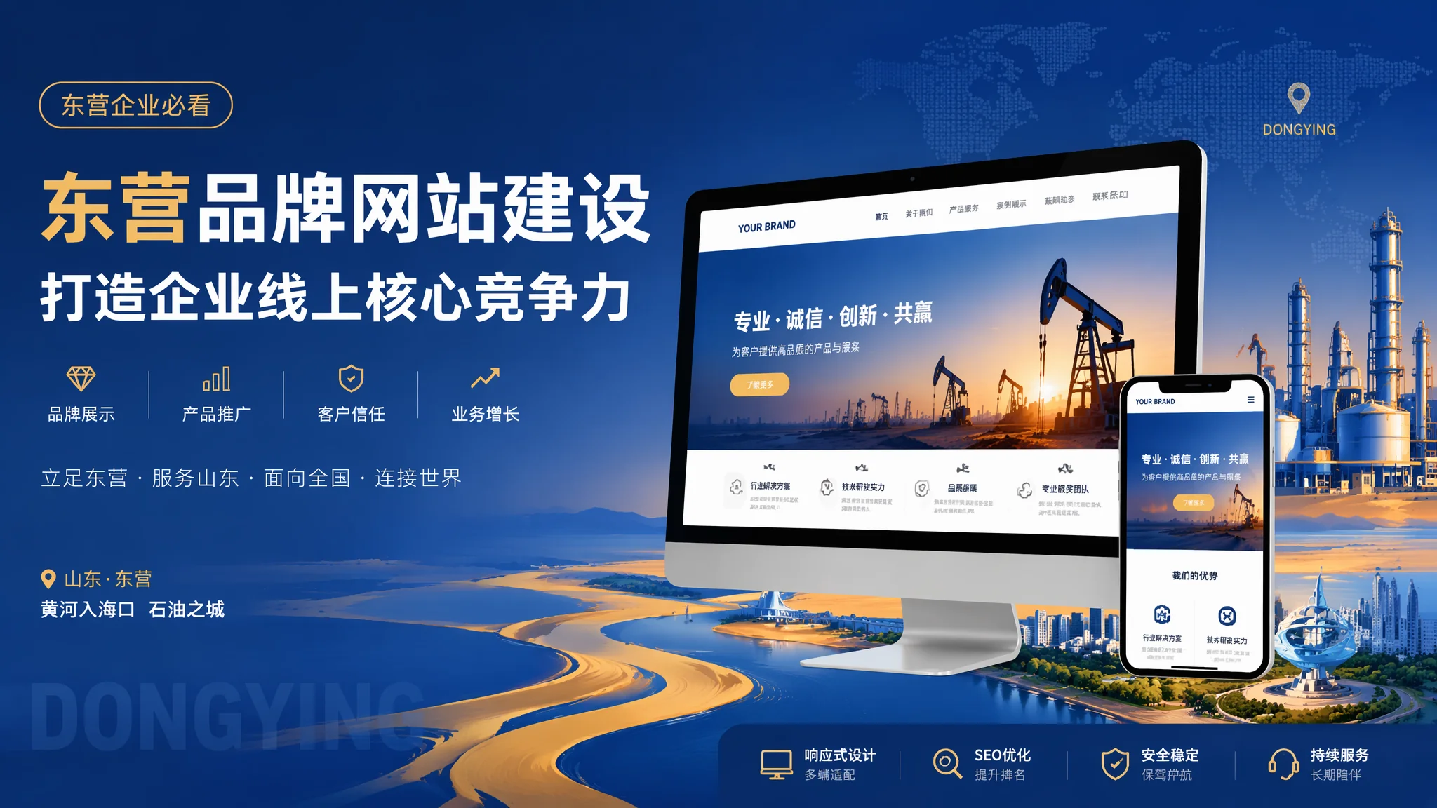 东营品牌网站建设怎么做：品牌官网从策略到落地的完整指南
