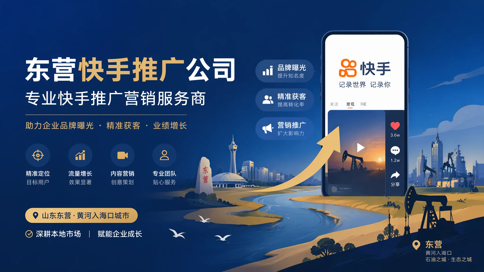 东营快手推广公司测评：油城本地快手代运营服务商怎么选