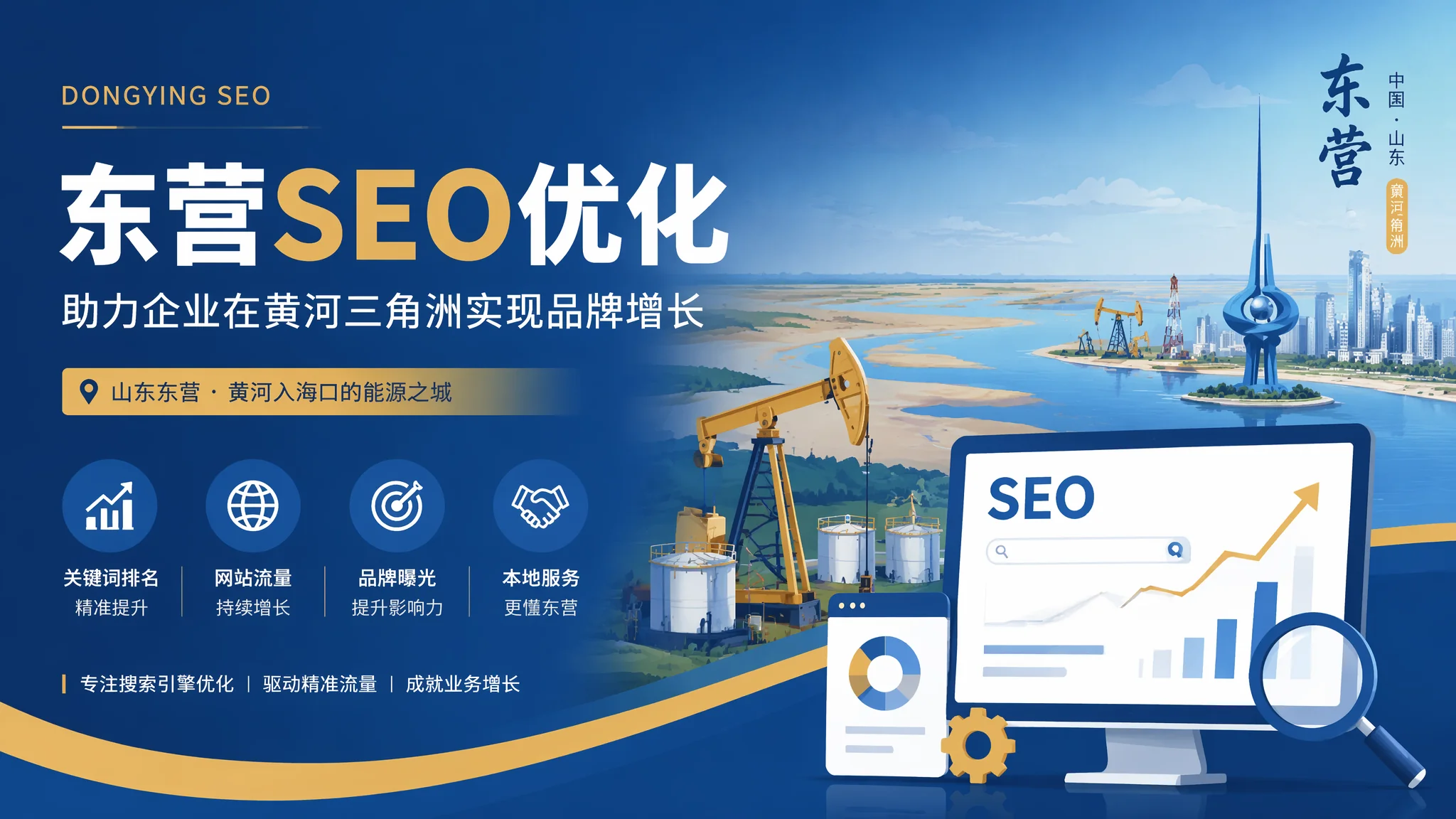 东营SEO怎么做上百度首页？油城企业搜索引擎优化全攻略