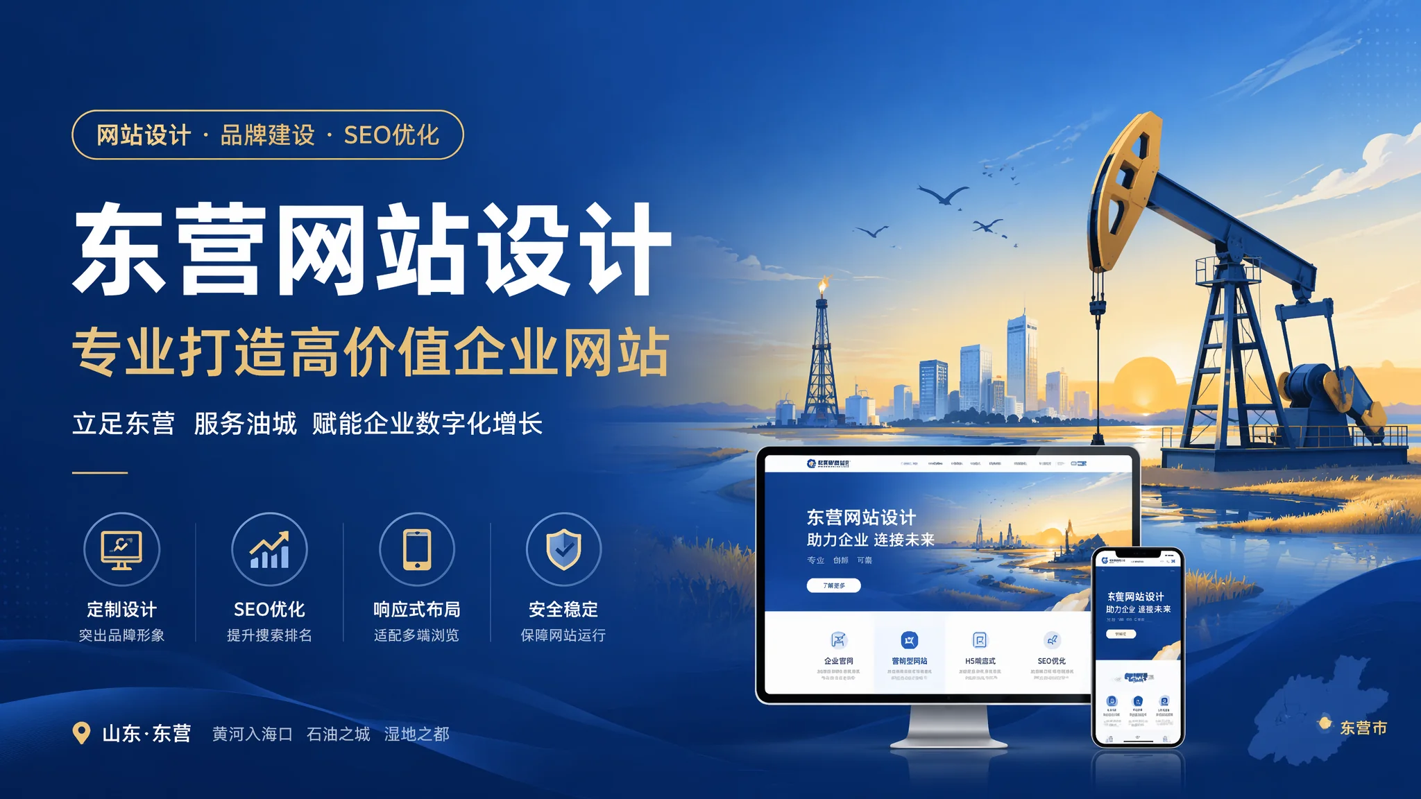 东营网站设计怎么做不踩坑？油城企业官网设计实操指南