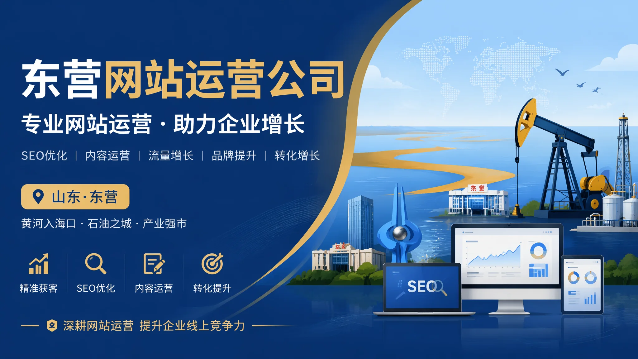东营网站运营公司做什么的：代运营服务内容和收费标准