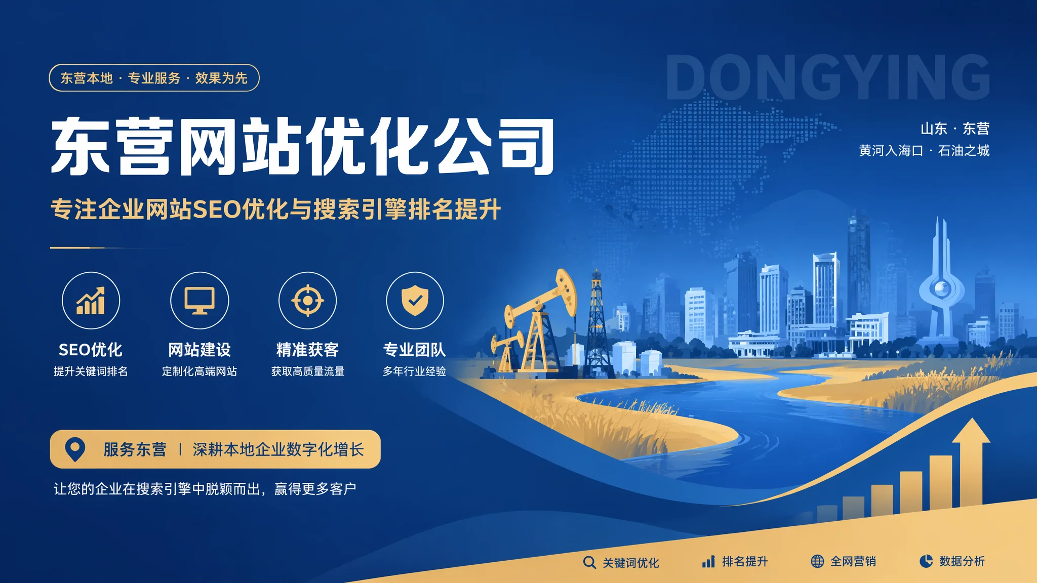 东营网站优化公司评测：油城企业选SEO服务商的避坑与选择指南