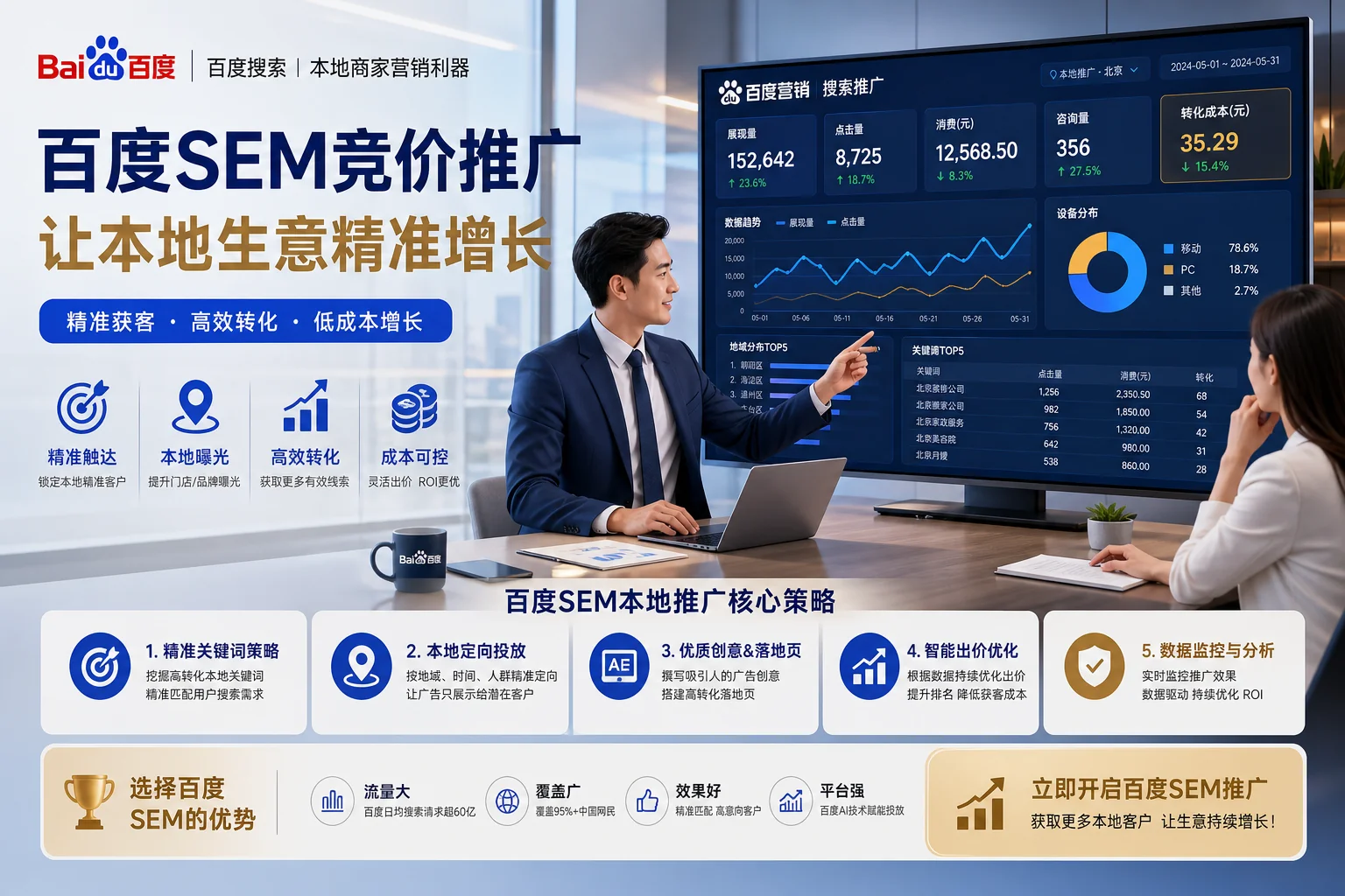 七台河百度竞价推广怎么做？百度SEM投放与关键词策略指南