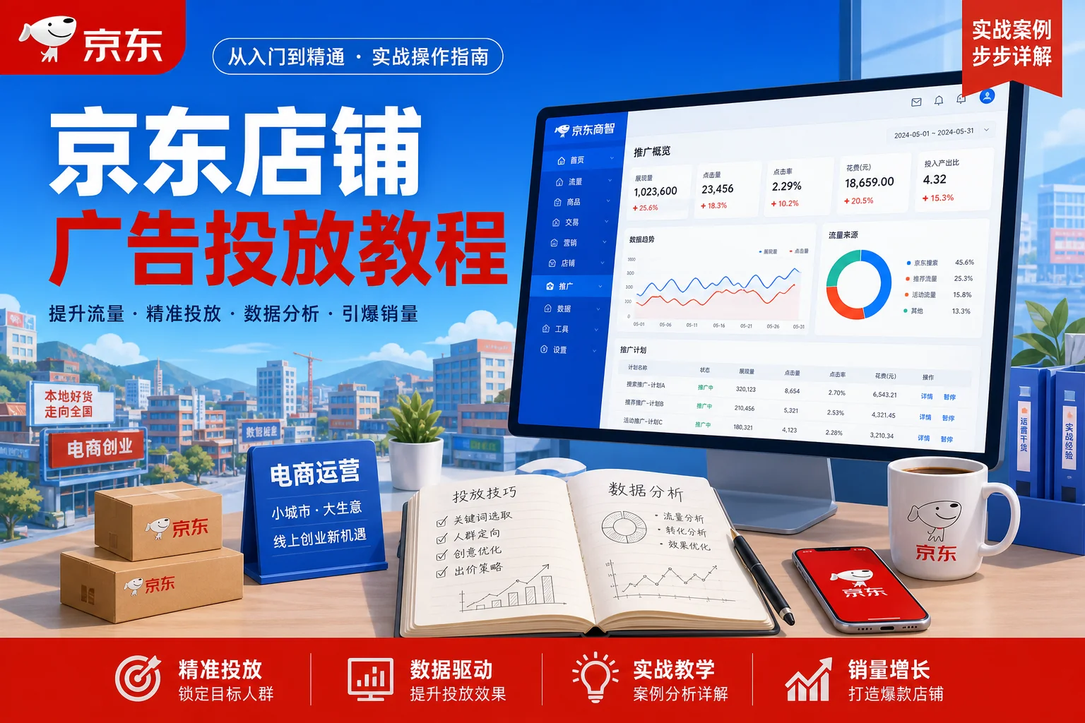 七台河京东推广怎么做？京东店铺运营与快车投放完整教程