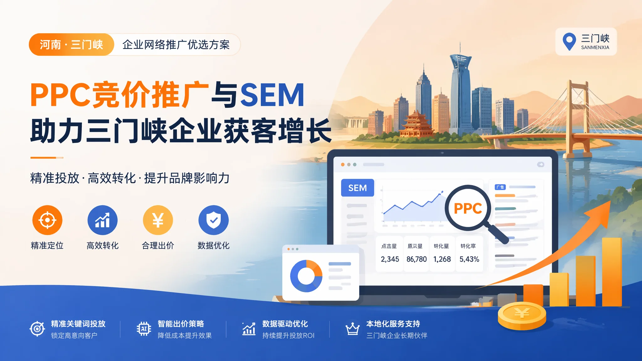 三门峡竞价推广的行业差距有多大？不同品类获客成本和出价策略