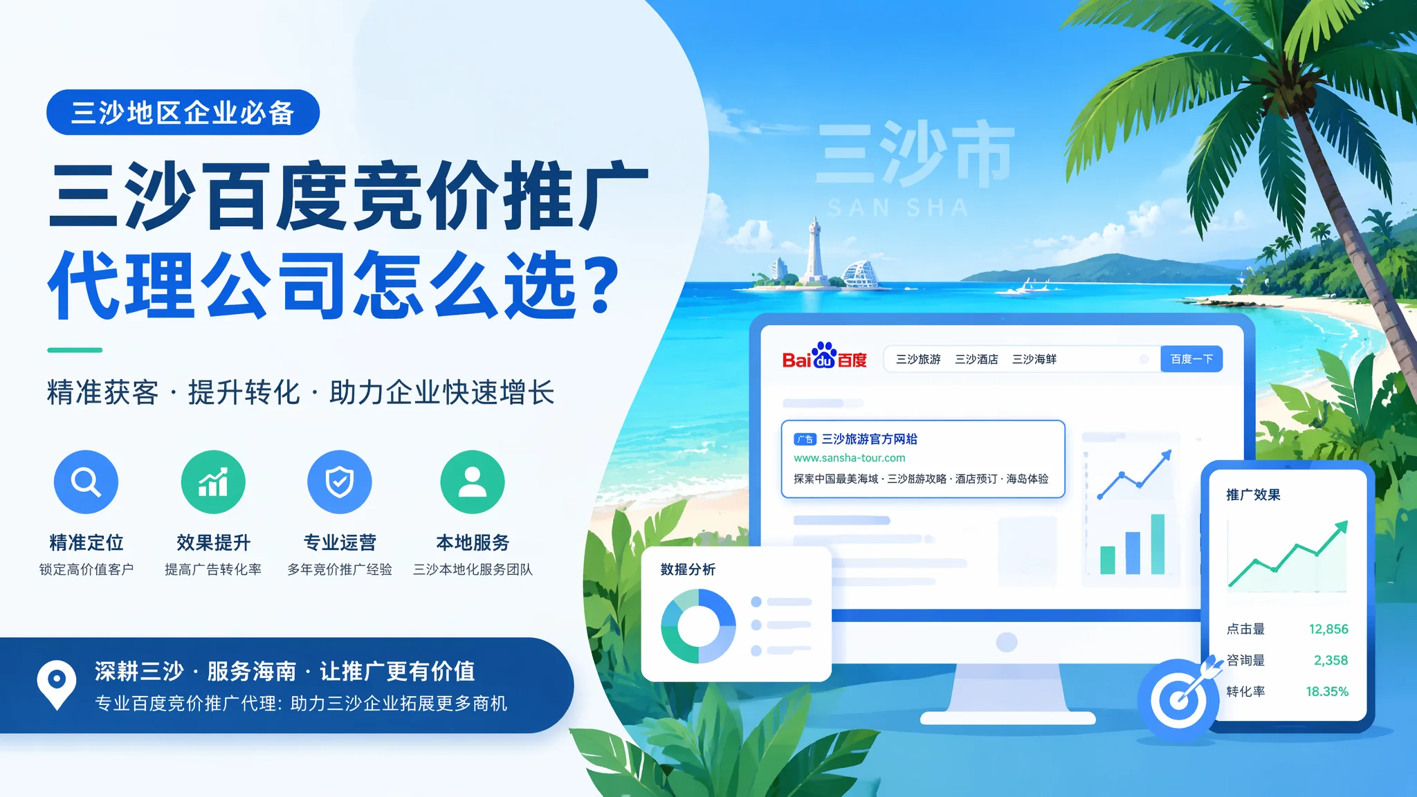 三沙竞价推广公司代运营好还是自己投？全面对比分析
