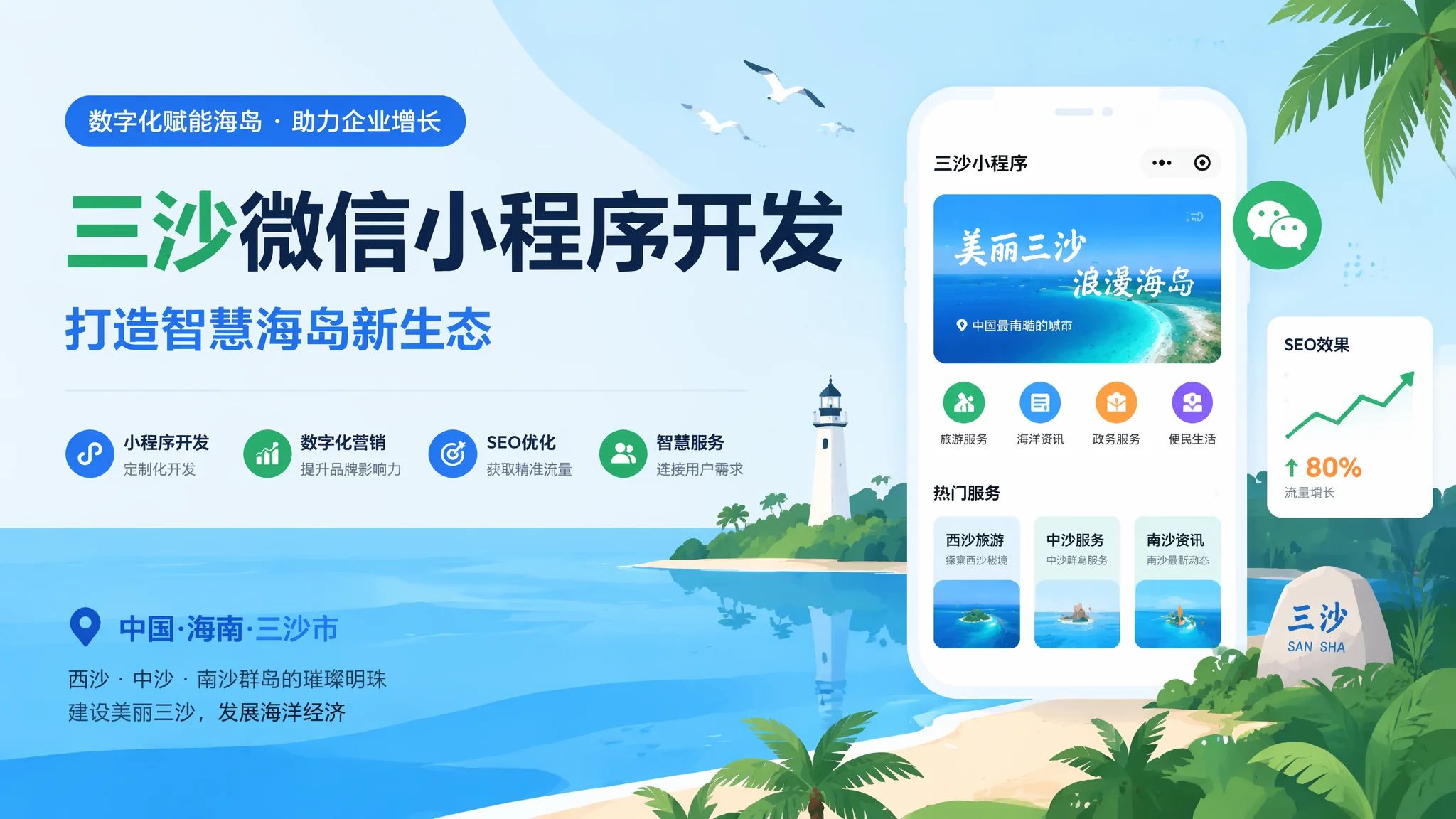 三沙开发小程序实战：微信生态获客与转化全路径