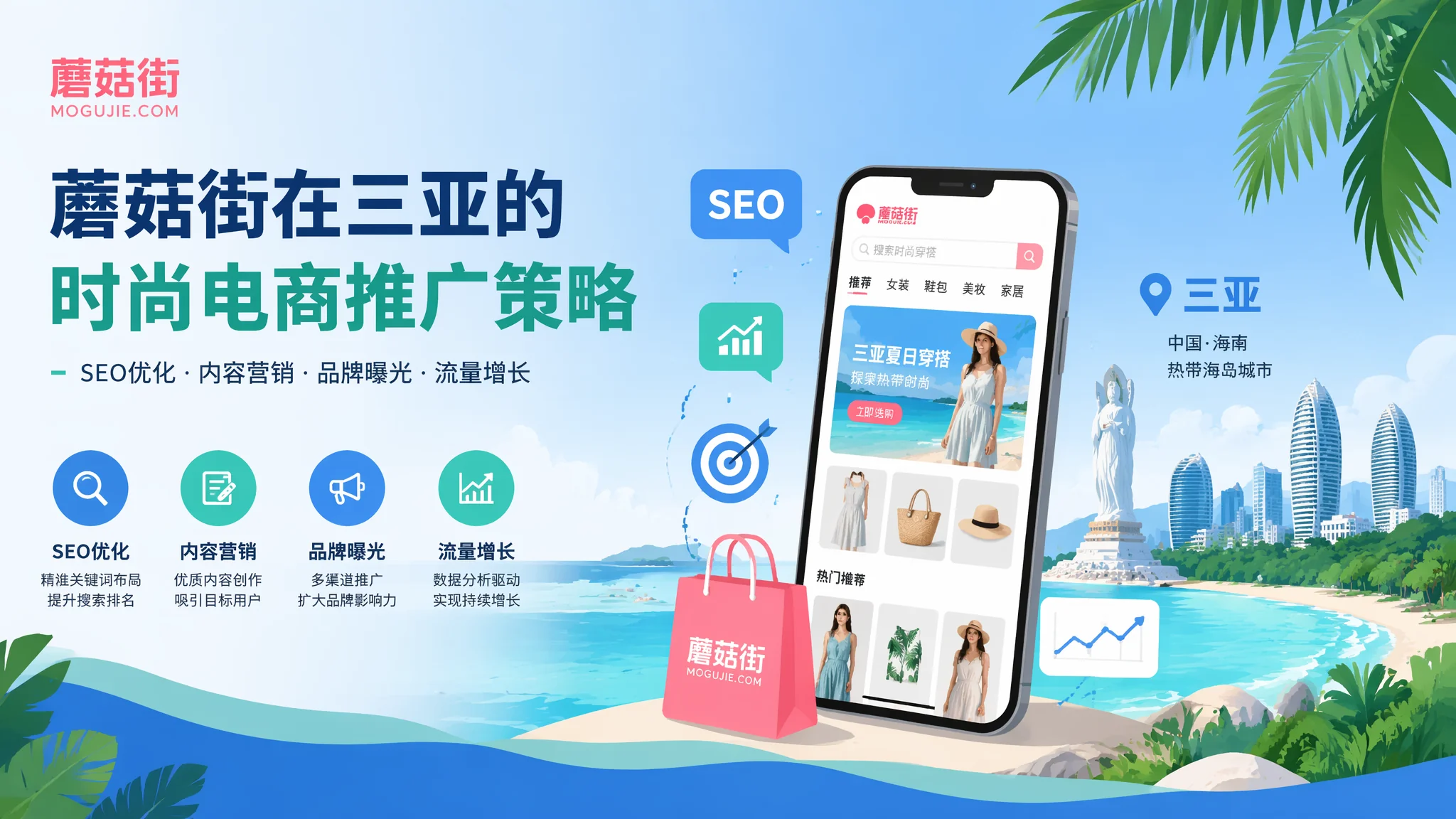 三沙蘑菇街推广引流秘籍：小预算撬动大流量的方法