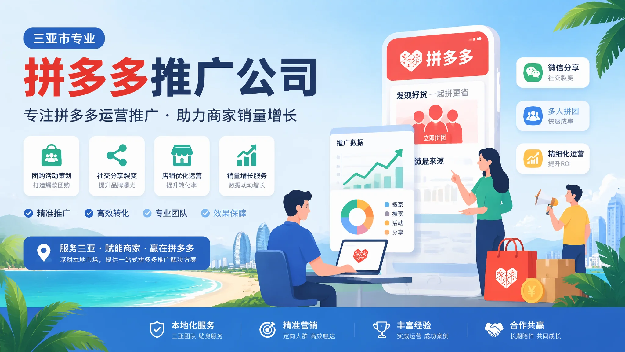 三沙拼多多推广公司怎么辨别？从选品策略到投流技术的全面把关