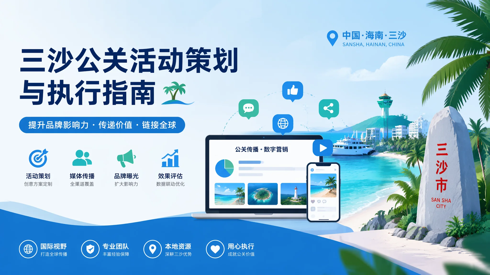 三沙公关活动策划：品牌活动从创意到传播的闭环打法