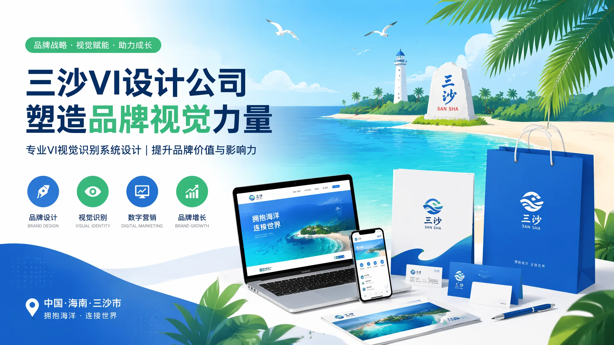三沙VI设计公司怎么选？企业视觉识别系统建设指南