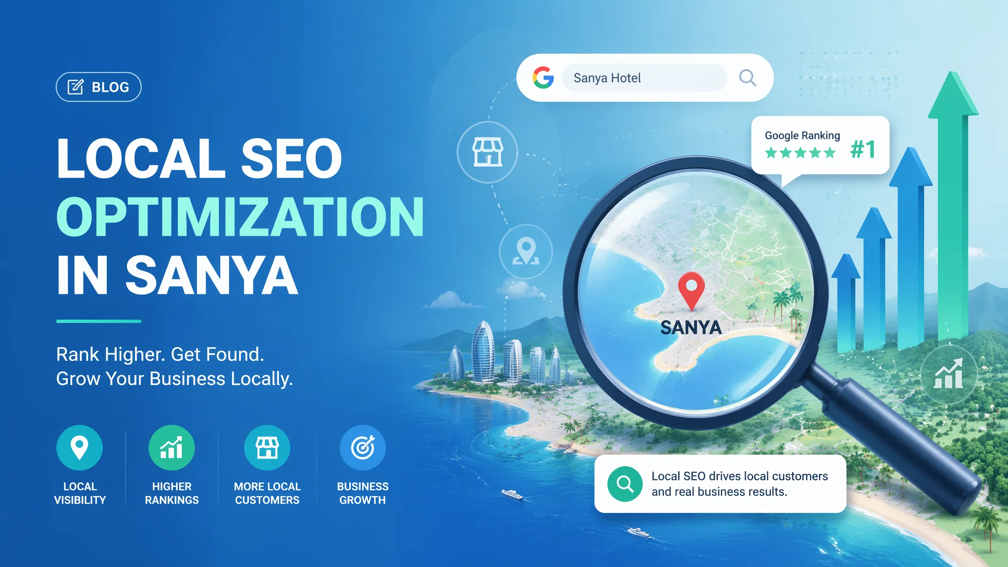 三亚SEO怎么做？本地搜索引擎优化排名提升全攻略