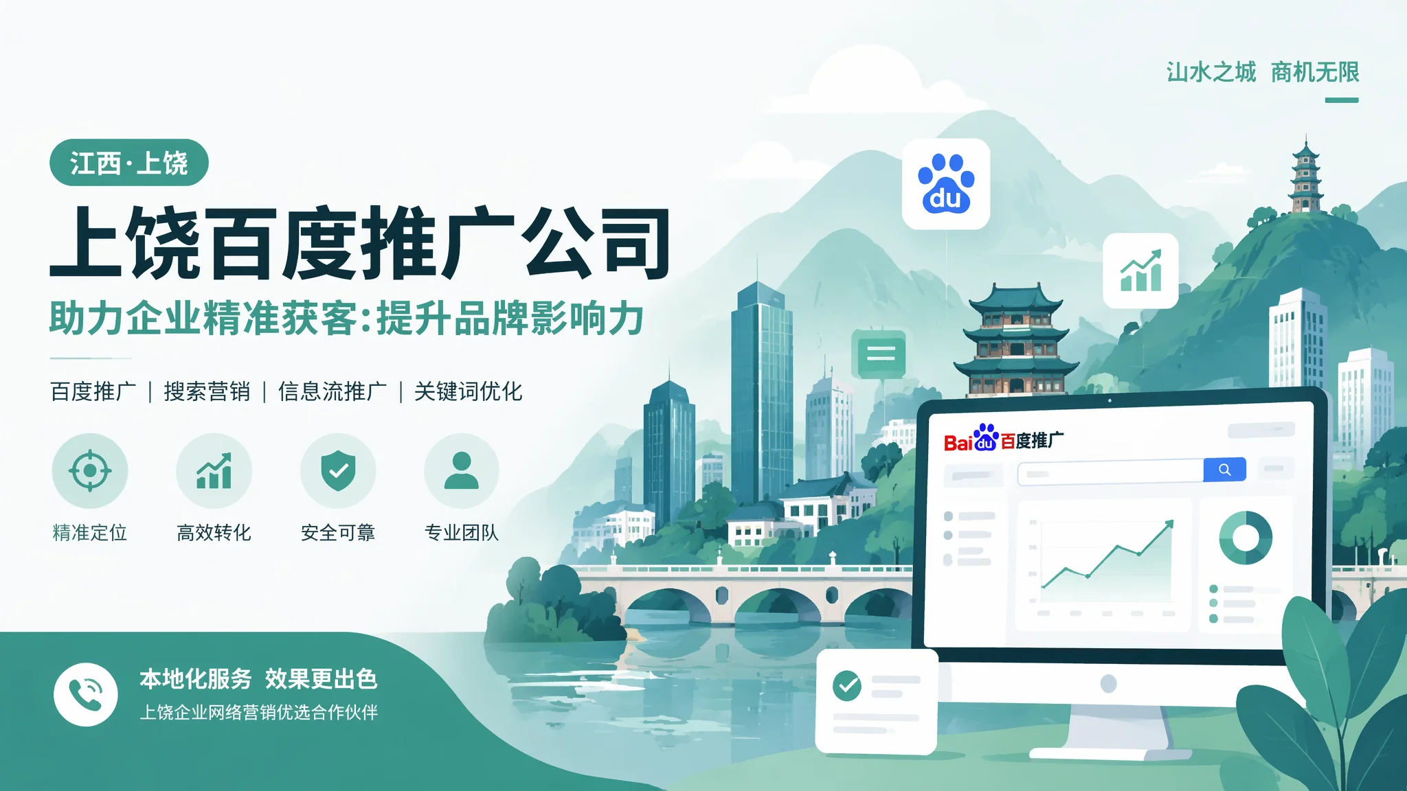 上饶百度推广公司怎么选？避开烧钱陷阱的5个判断标准