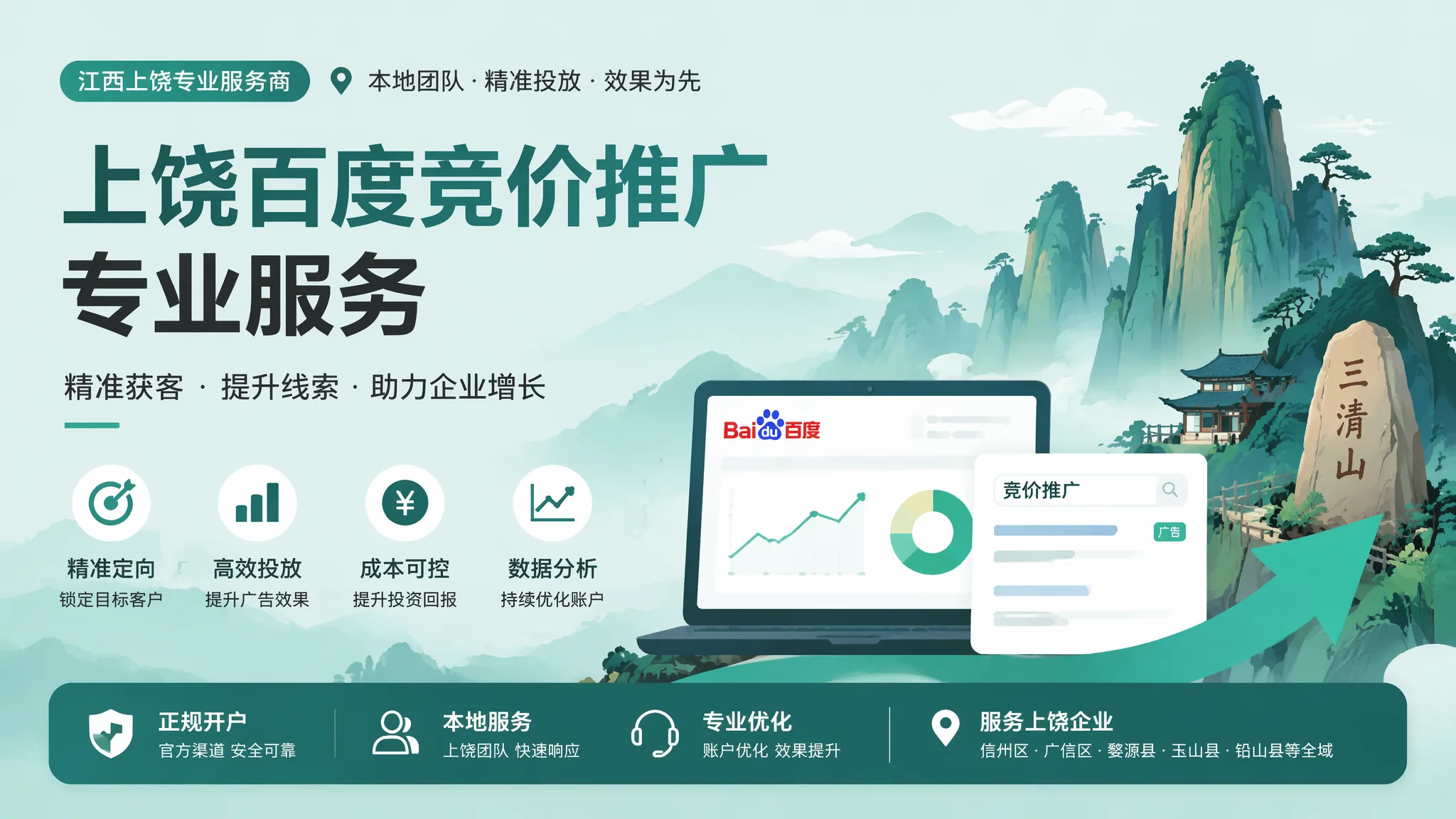 上饶竞价推广怎么做？2026年百度竞价SEM投放从0到ROI翻倍策略