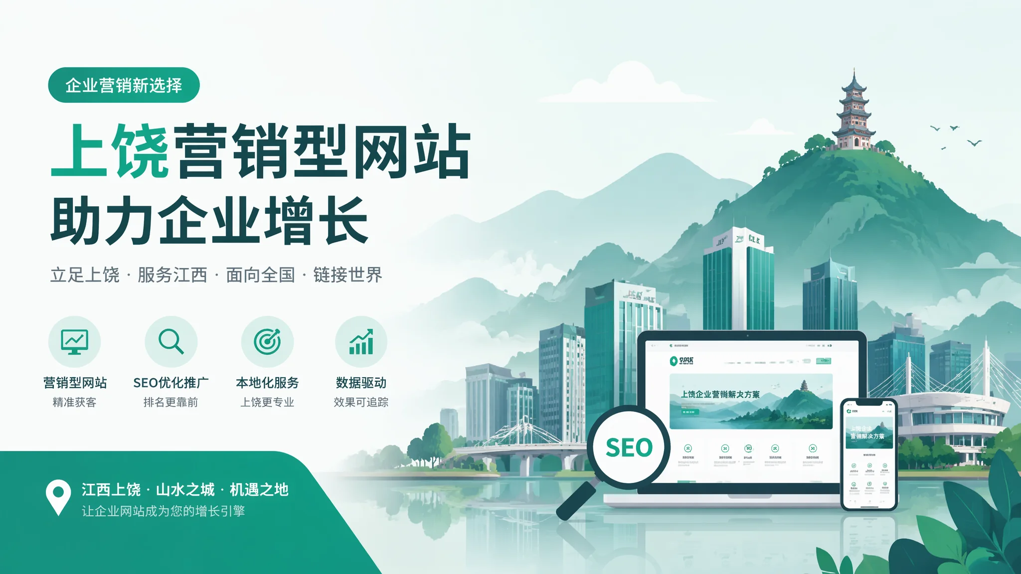 上饶营销型网站怎么建？从流量到转化的全链路实战拆解