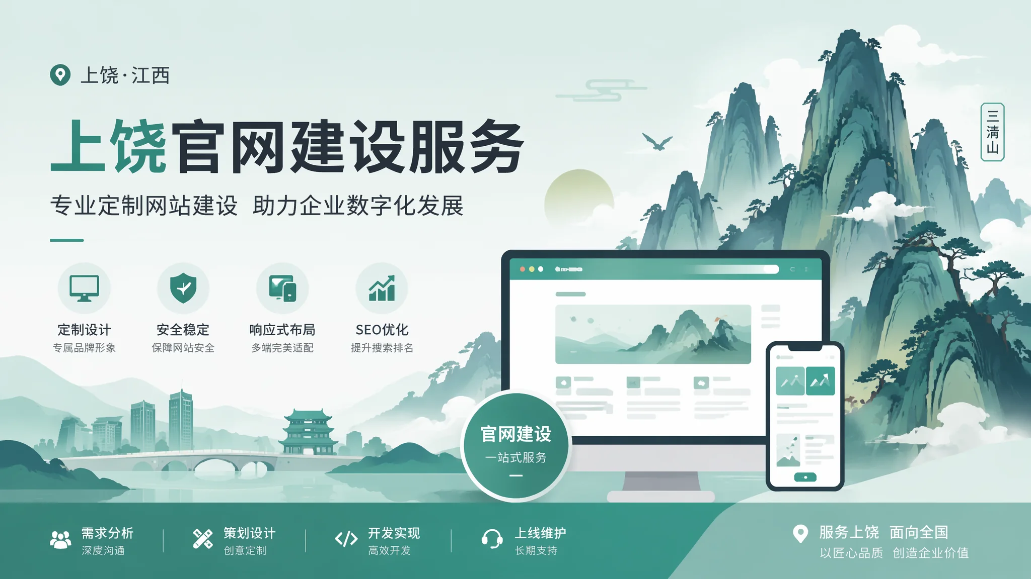 上饶官网建设怎么做？2026年企业品牌官网从策划到上线的完整方案