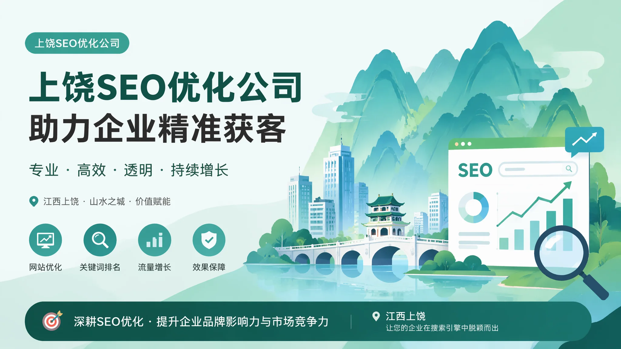 上饶SEO优化公司怎么样才算好？6个硬指标让你一眼看穿