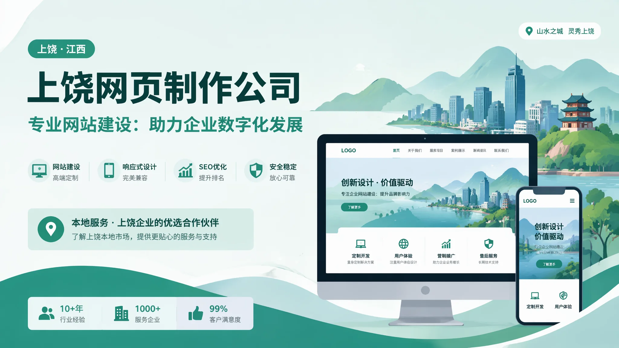 上饶网页制作公司哪家专业？5个维度帮你选对合作伙伴