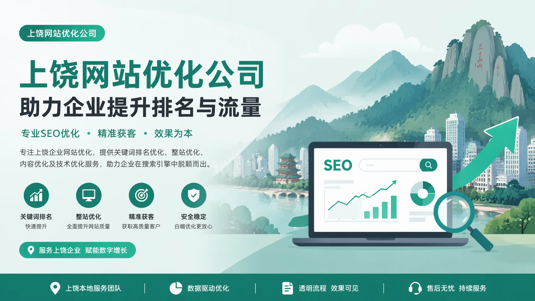 上饶网站优化公司排名怎么看？揭穿刷出来的排行榜找到真行家