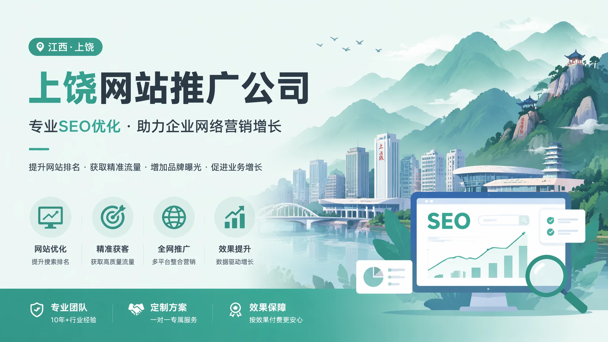 上饶网站推广公司哪家见效快？三种推广模式的真实效果对比