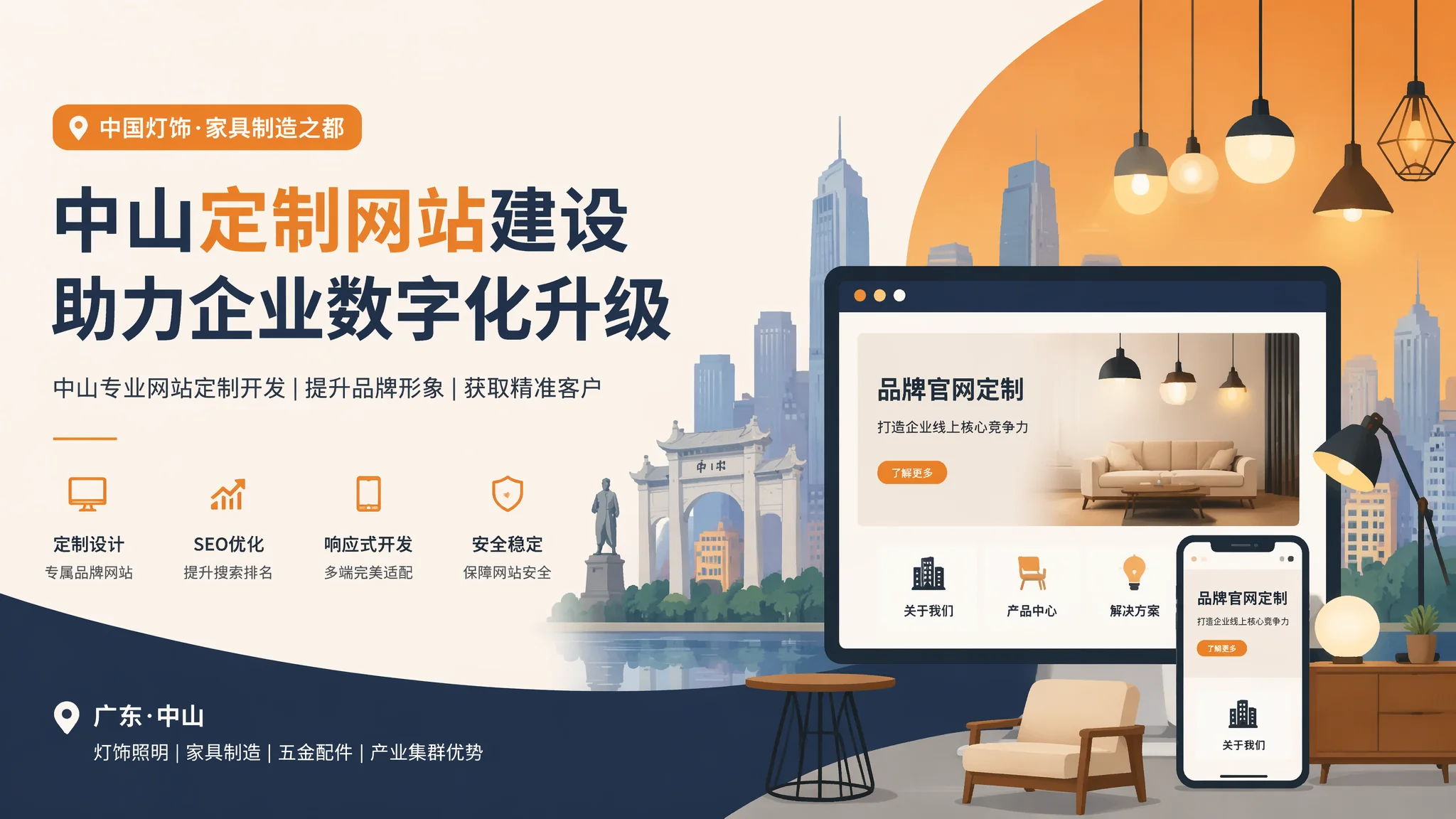 中山定制网站比模板站贵5倍值不值？三年总持有成本一算就明白