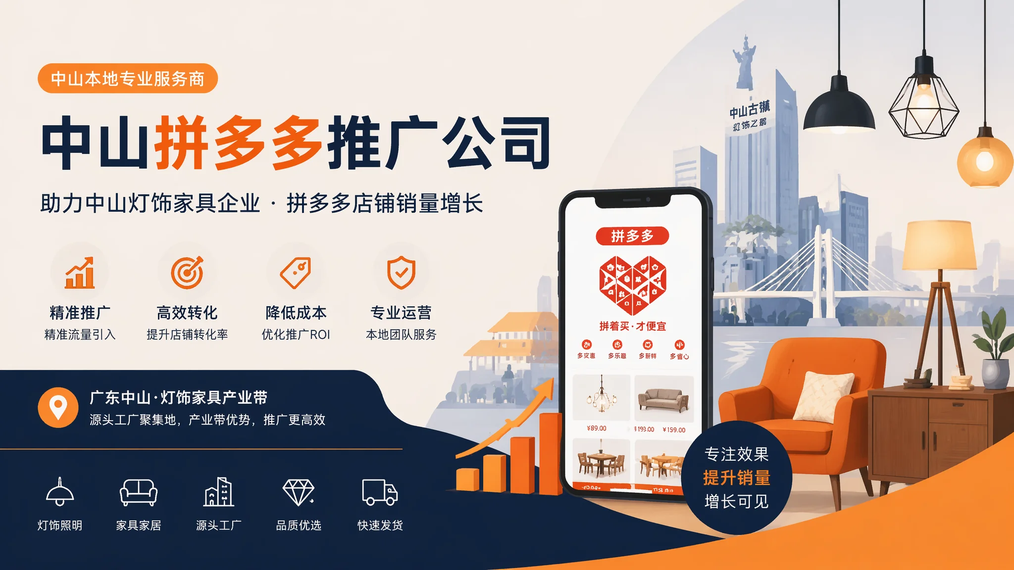 中山拼多多推广公司有哪些套路？灯具五金工厂避坑实操手册