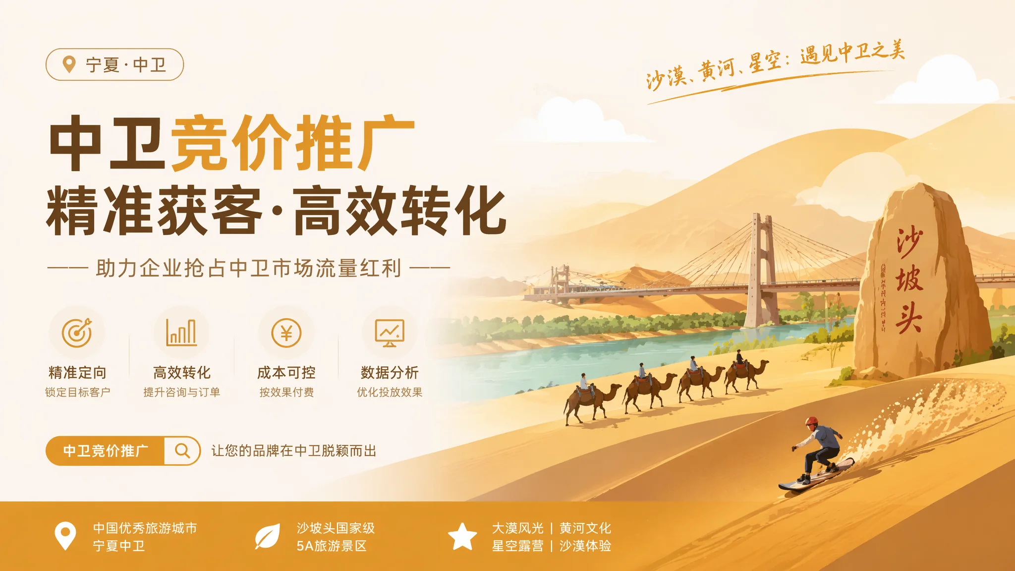 中卫竞价推广怎么投才不浪费钱实操指南