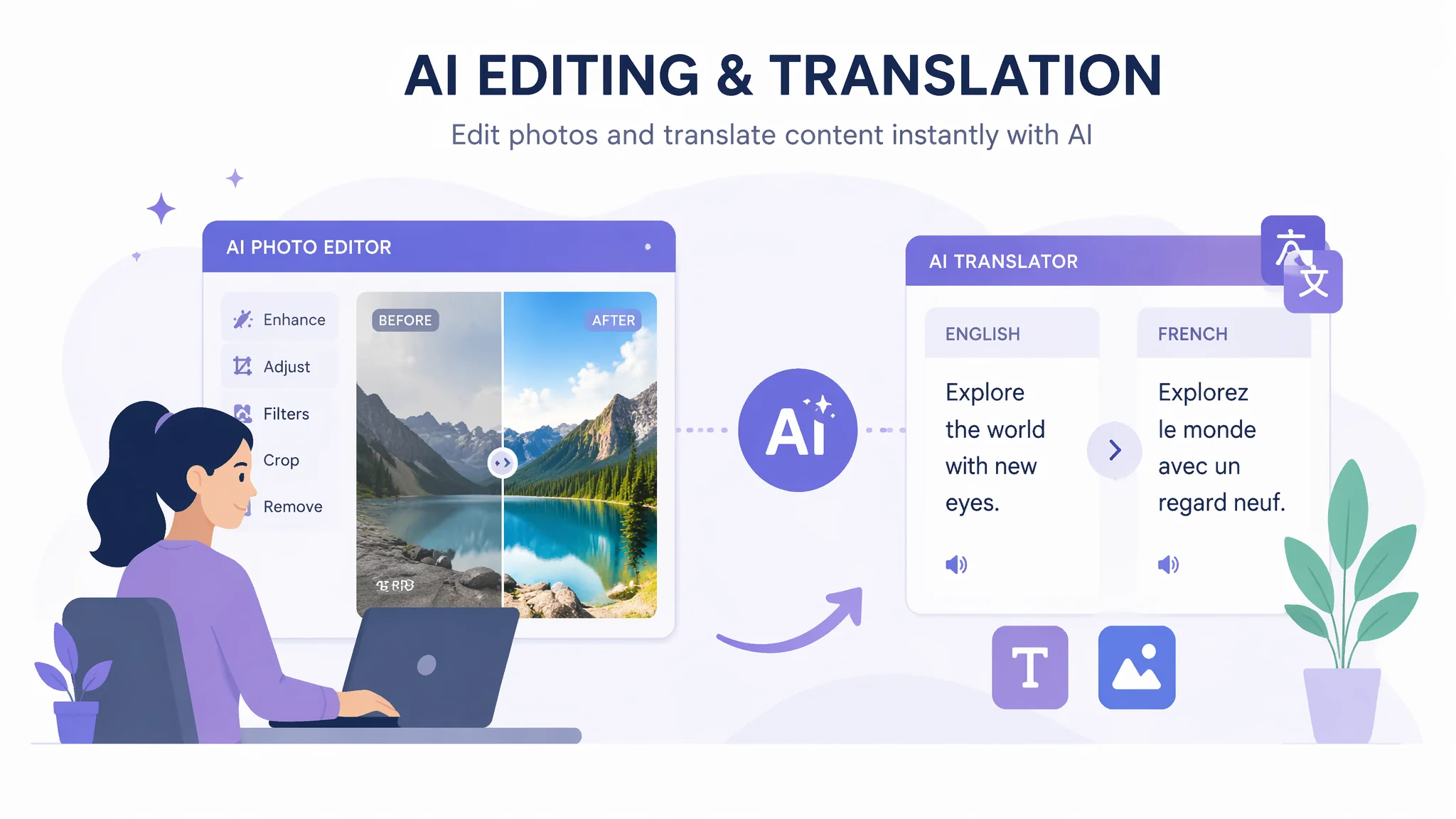 ai修图翻译实测：英文修图软件界面汉化和图片内文字翻译的几种方案