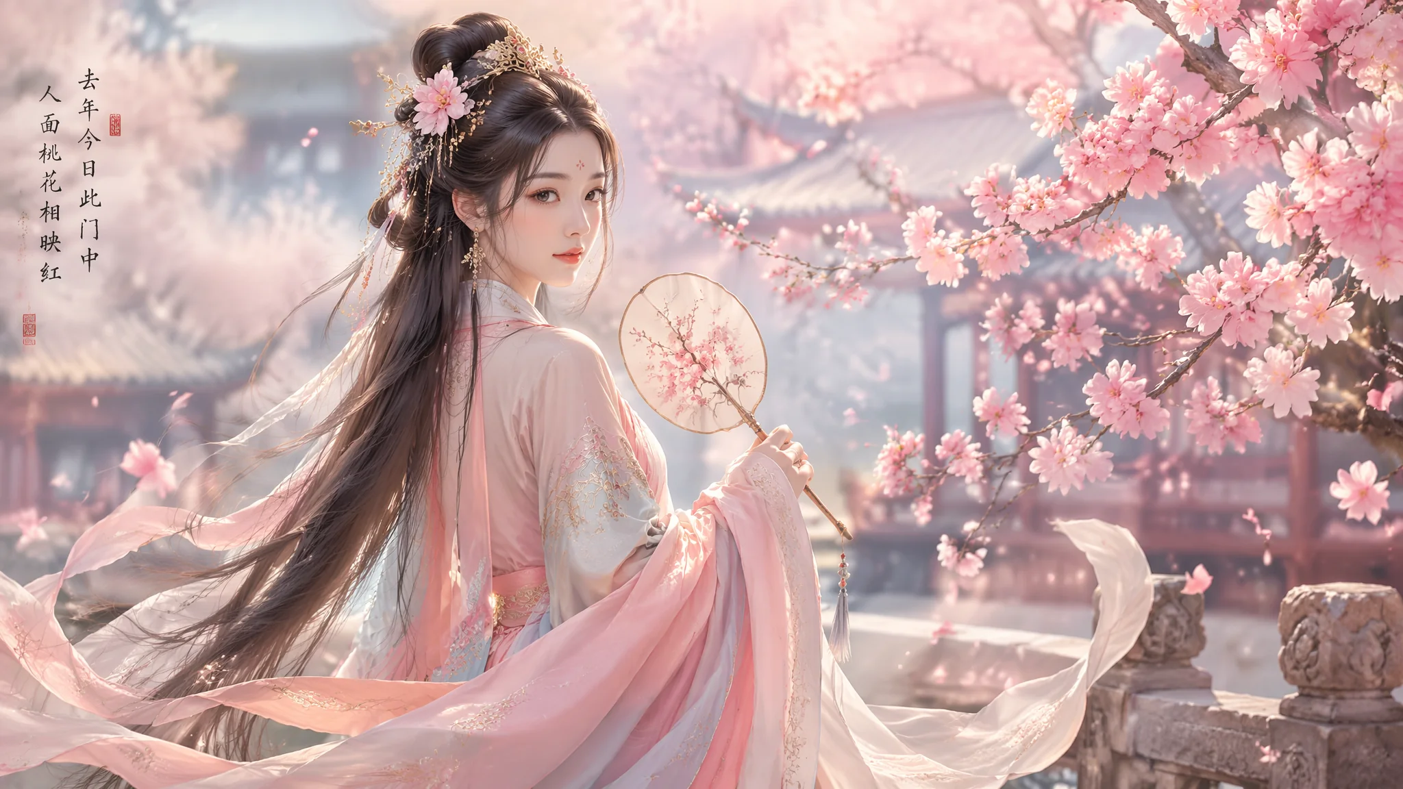 AI绘画古风少女教程：从服饰发型到场景氛围的完整提示词