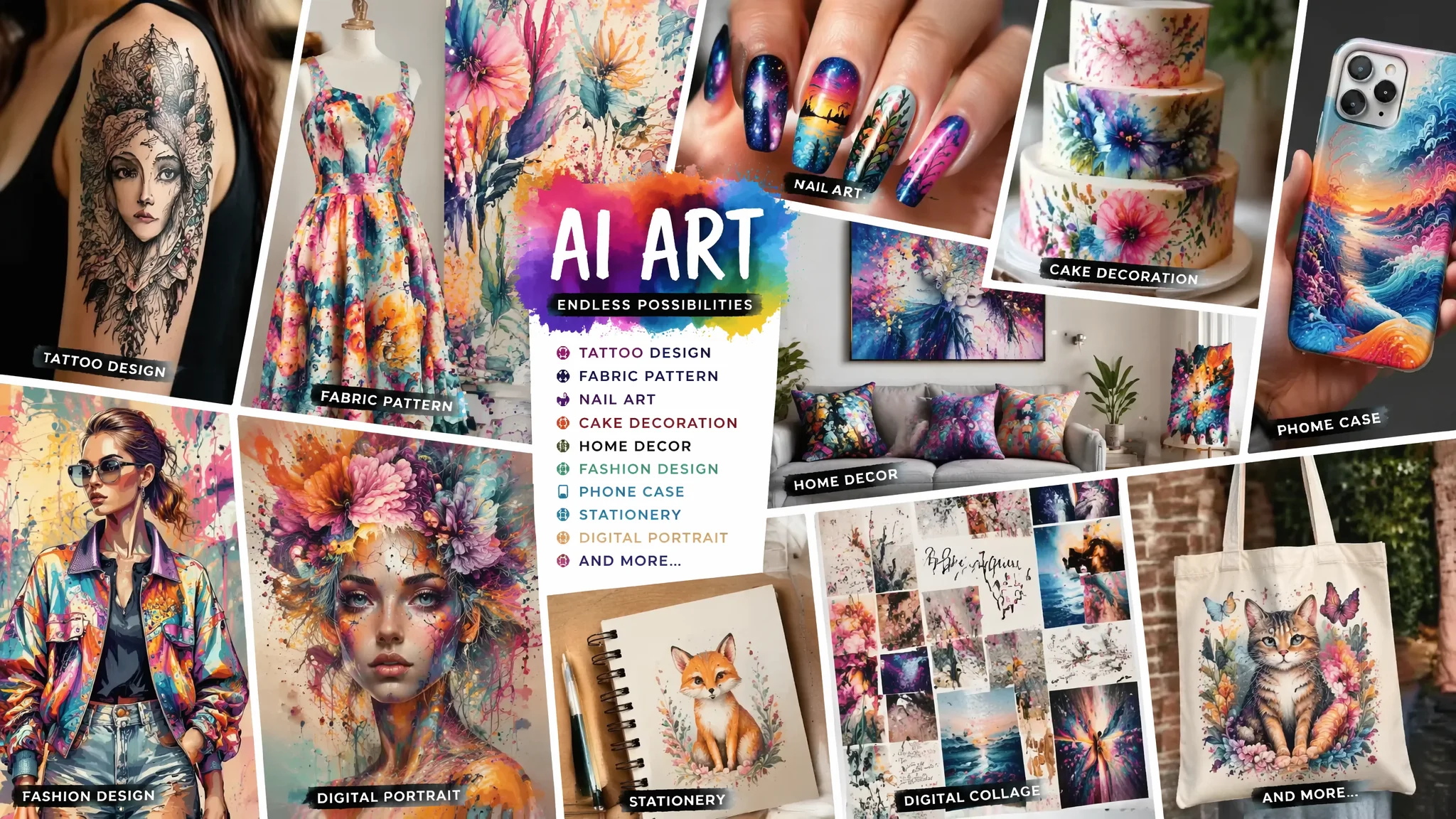 AI绘画创意应用场景：除了画图这工具还能做什么