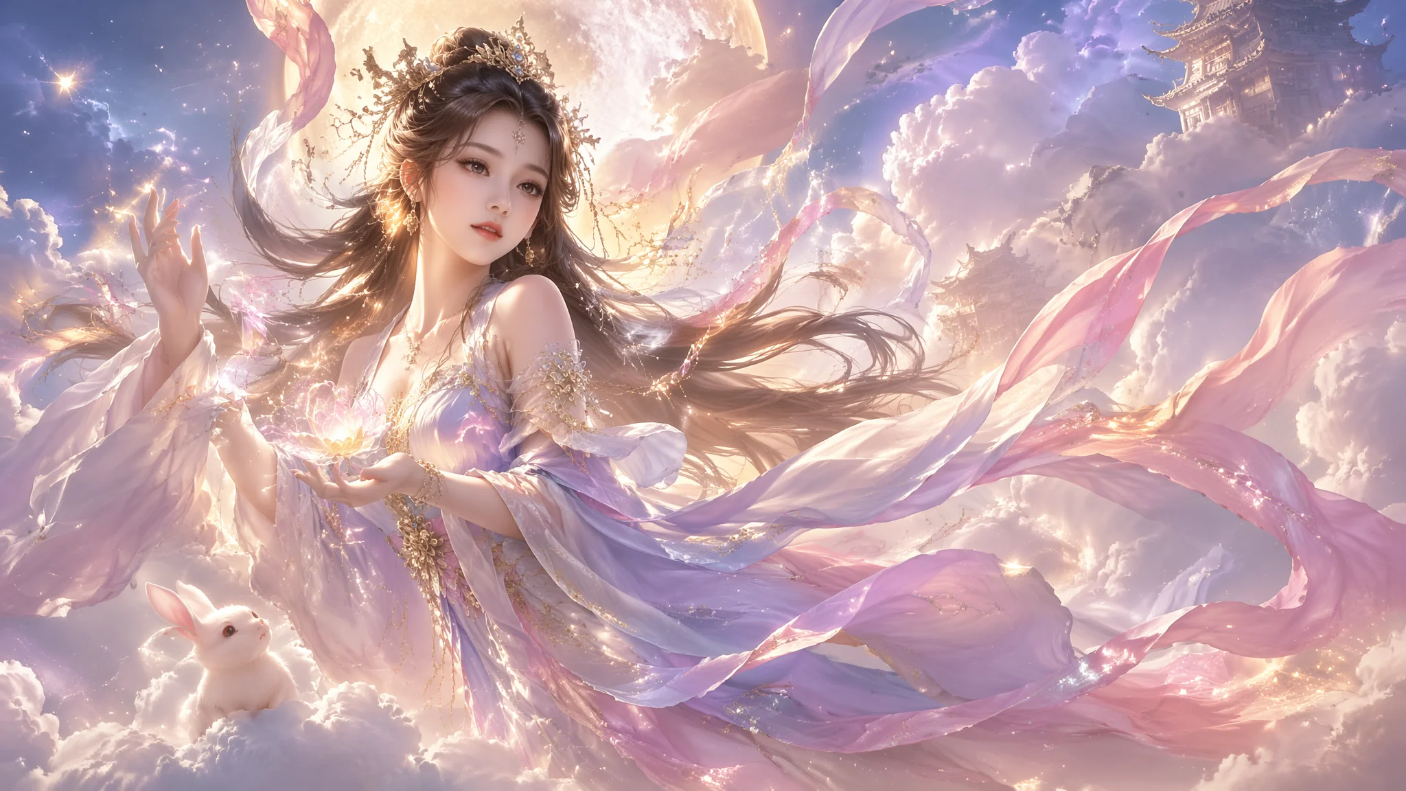 AI绘画仙子教程：仙气飘飘的古风仙女角色画法
