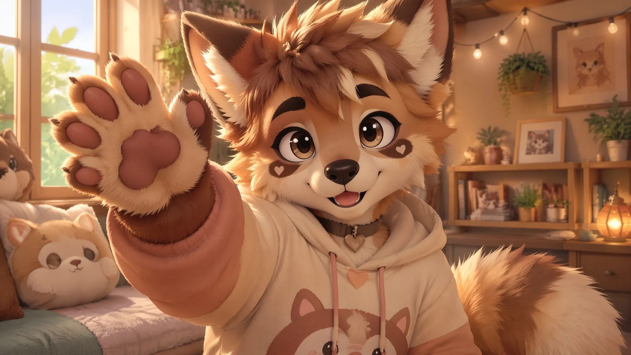 AI绘画Furry教程：兽人毛绒角色的可爱风格画法