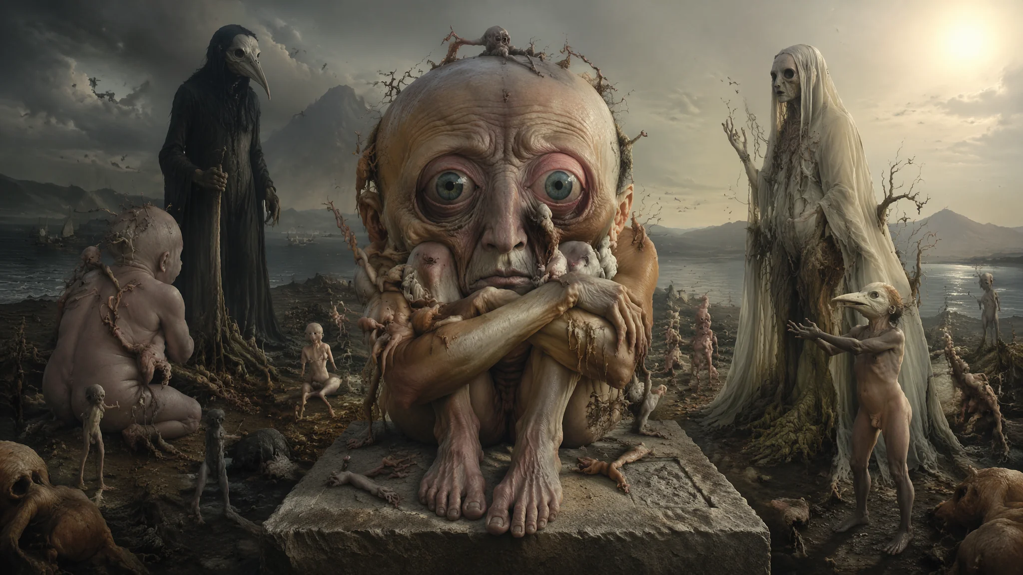 怪诞AI绘画教程：超现实荒诞风格的创意画法