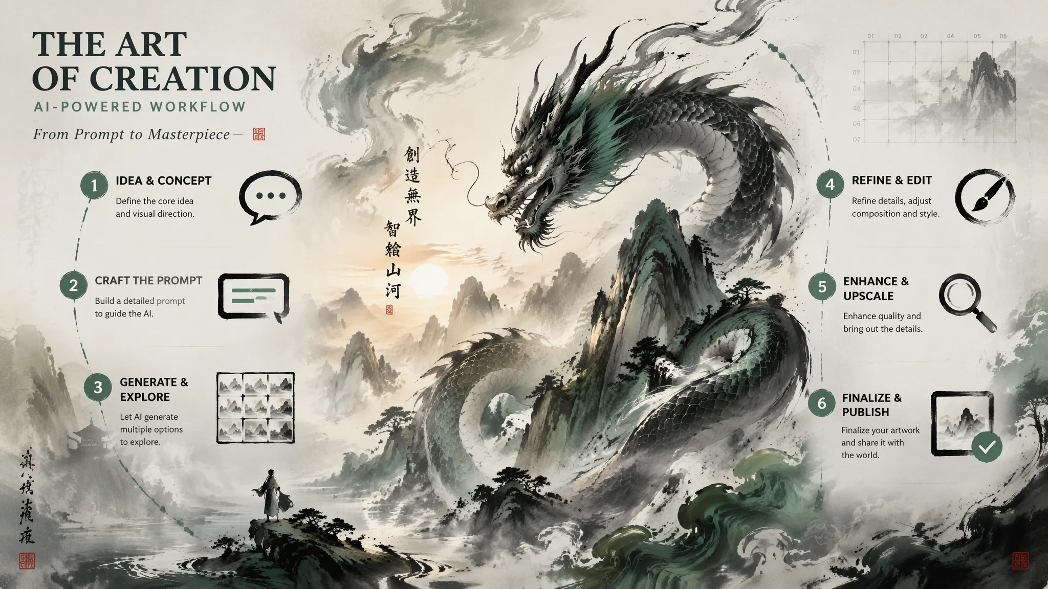AI绘画制作怎么做？从选工具到出图落地的全流程实录