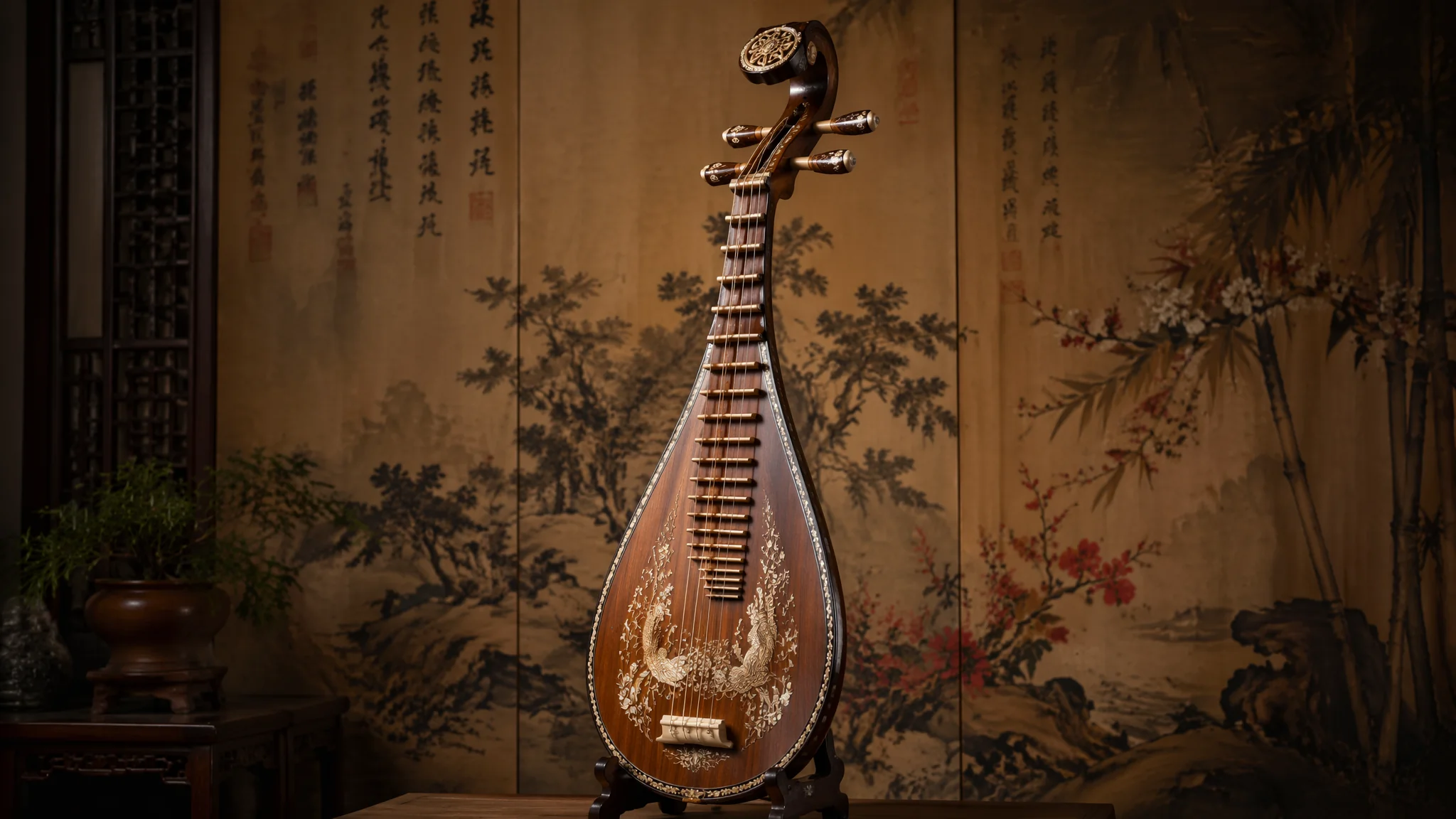 AI画琵琶为什么像吉他？从形制到音色的中国传统弹拨乐器视觉还原全攻略