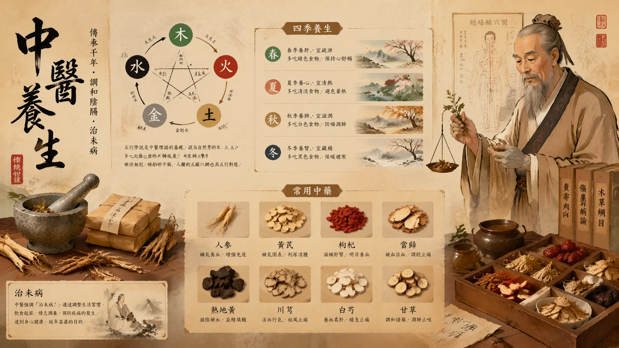 AI中医文化绘画：本草纲目与东方医学美学的视觉呈现