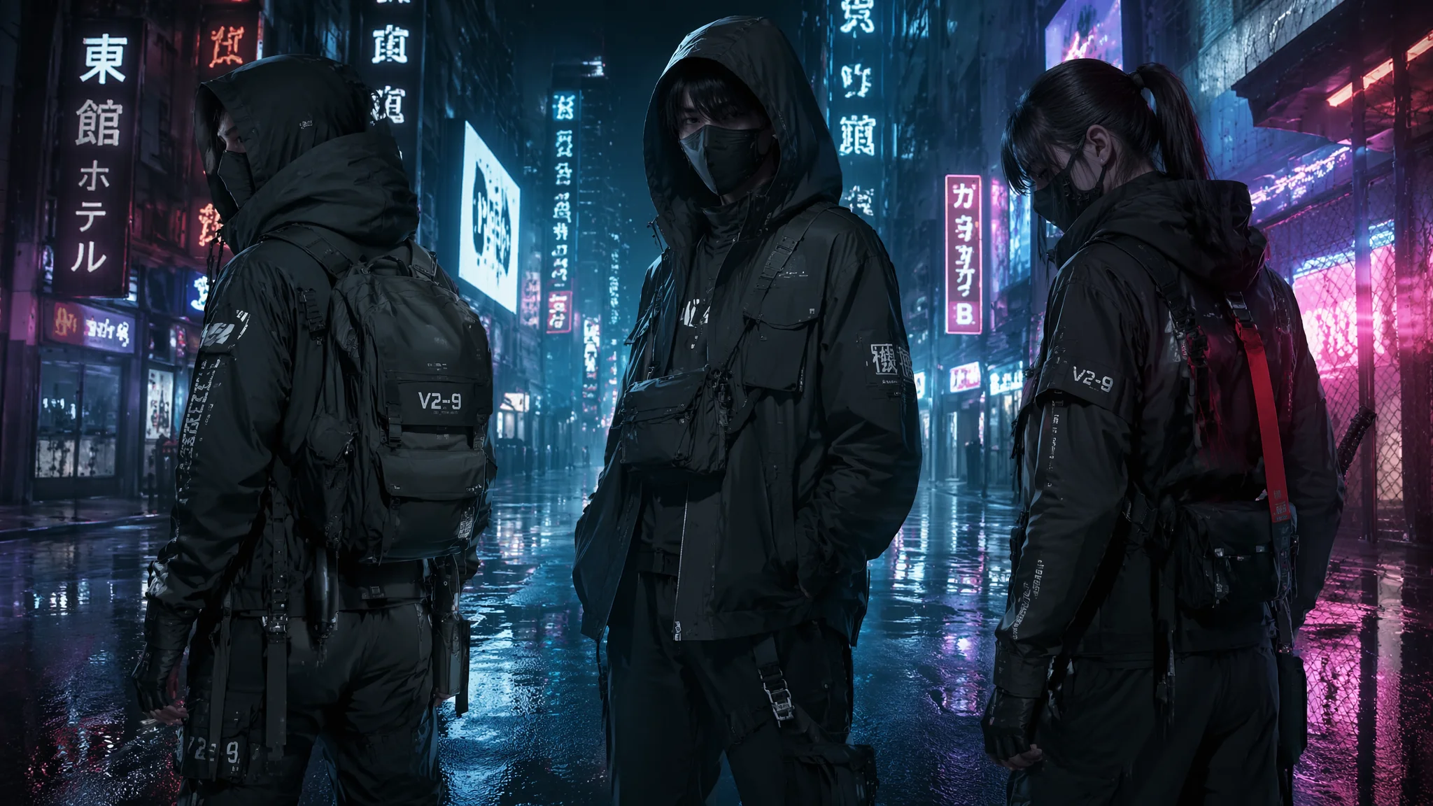 AI机能风绘画：赛博科技感与实用功能服的设计美学创作