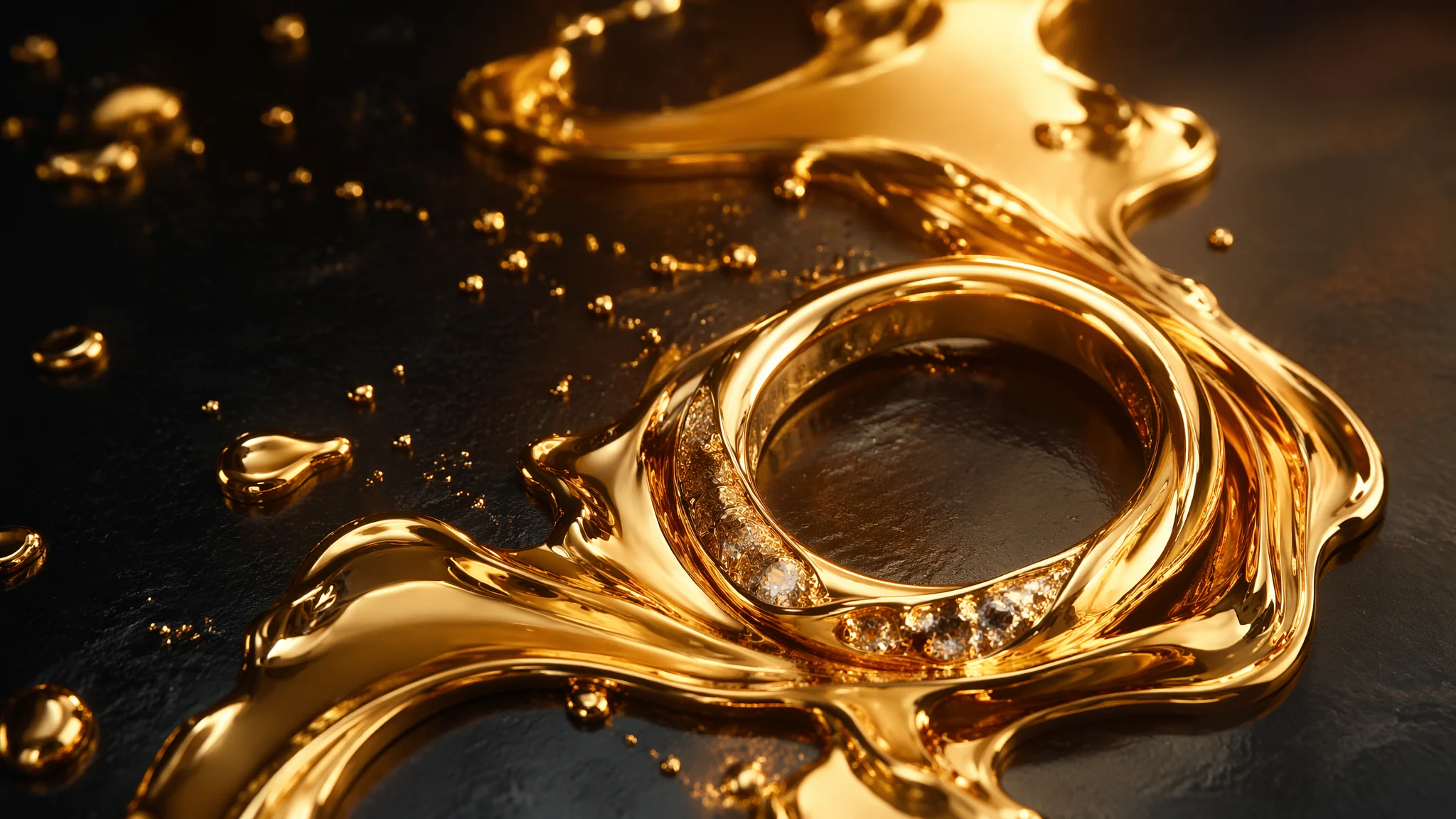 AI金色主题绘画：金属光泽与奢华视觉效果的生成指南