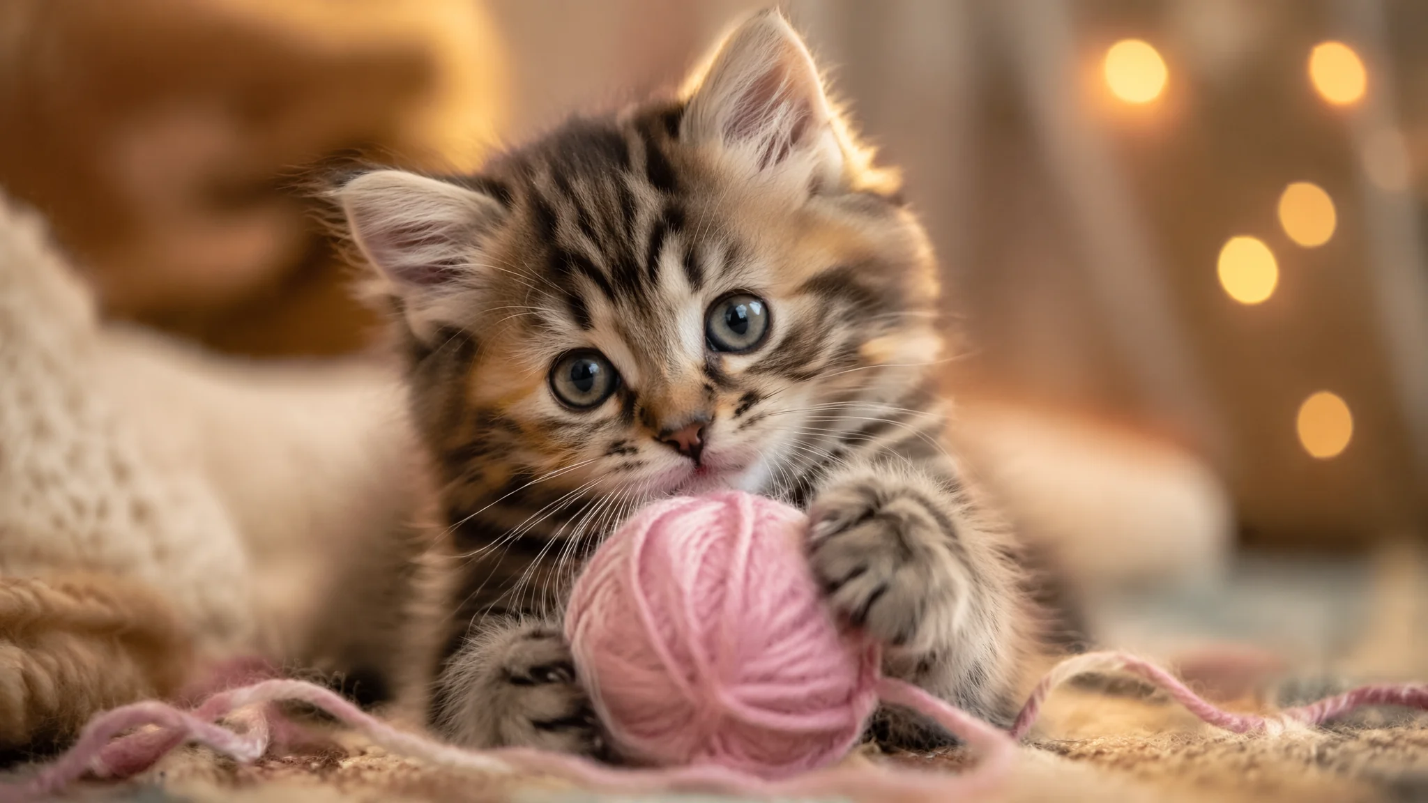 AI小猫猫咪绘画进阶：幼猫萌态与娇小体型的可爱视觉创作