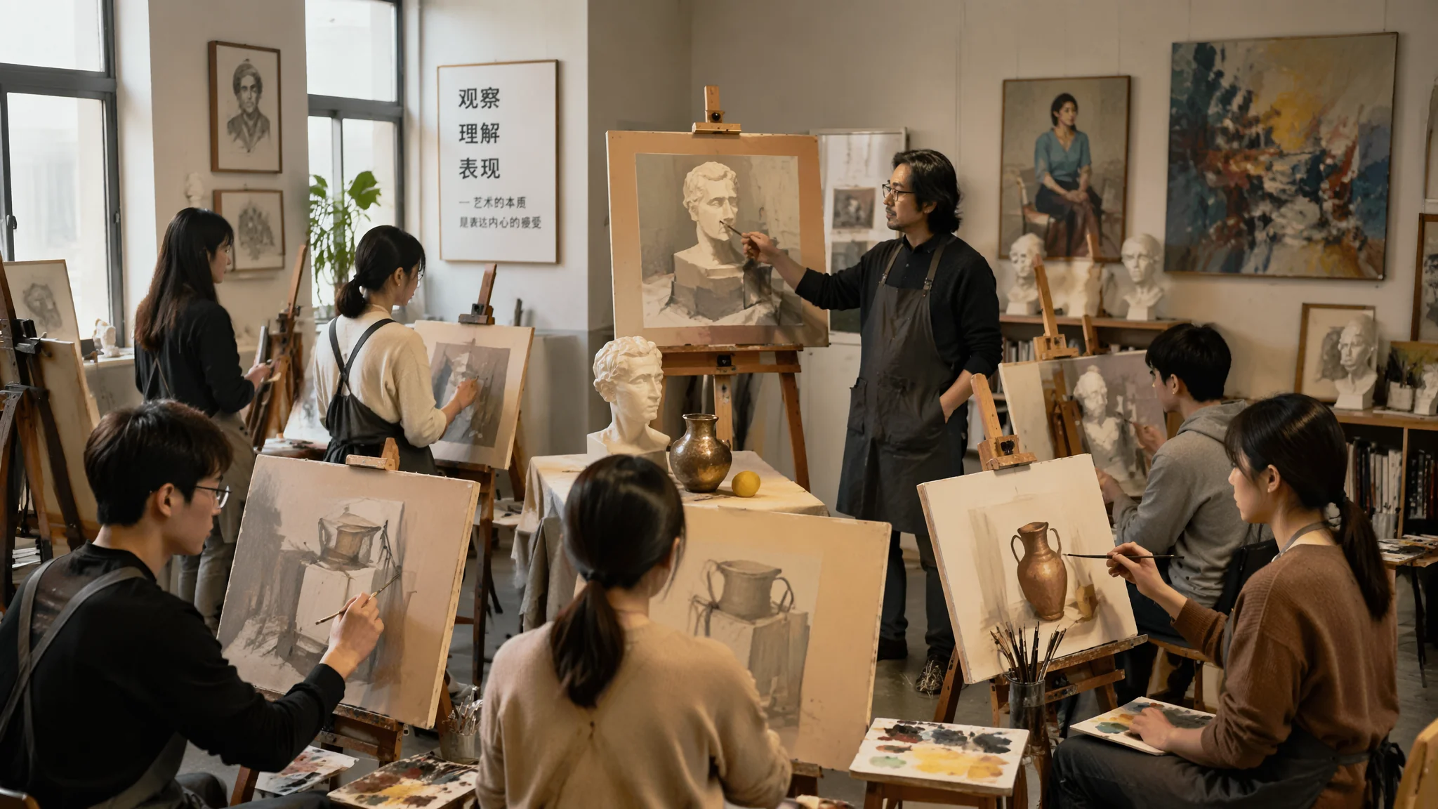 AI绘画培训机构测评：线下班与线上课的全面对比选择指南