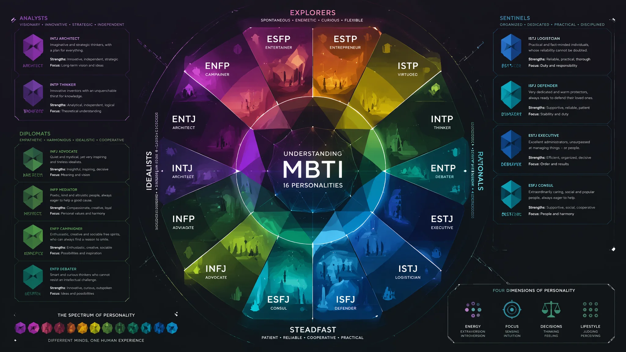 AI绘画MBTI人格：ENFP竞选者型的创意视觉风格表达
