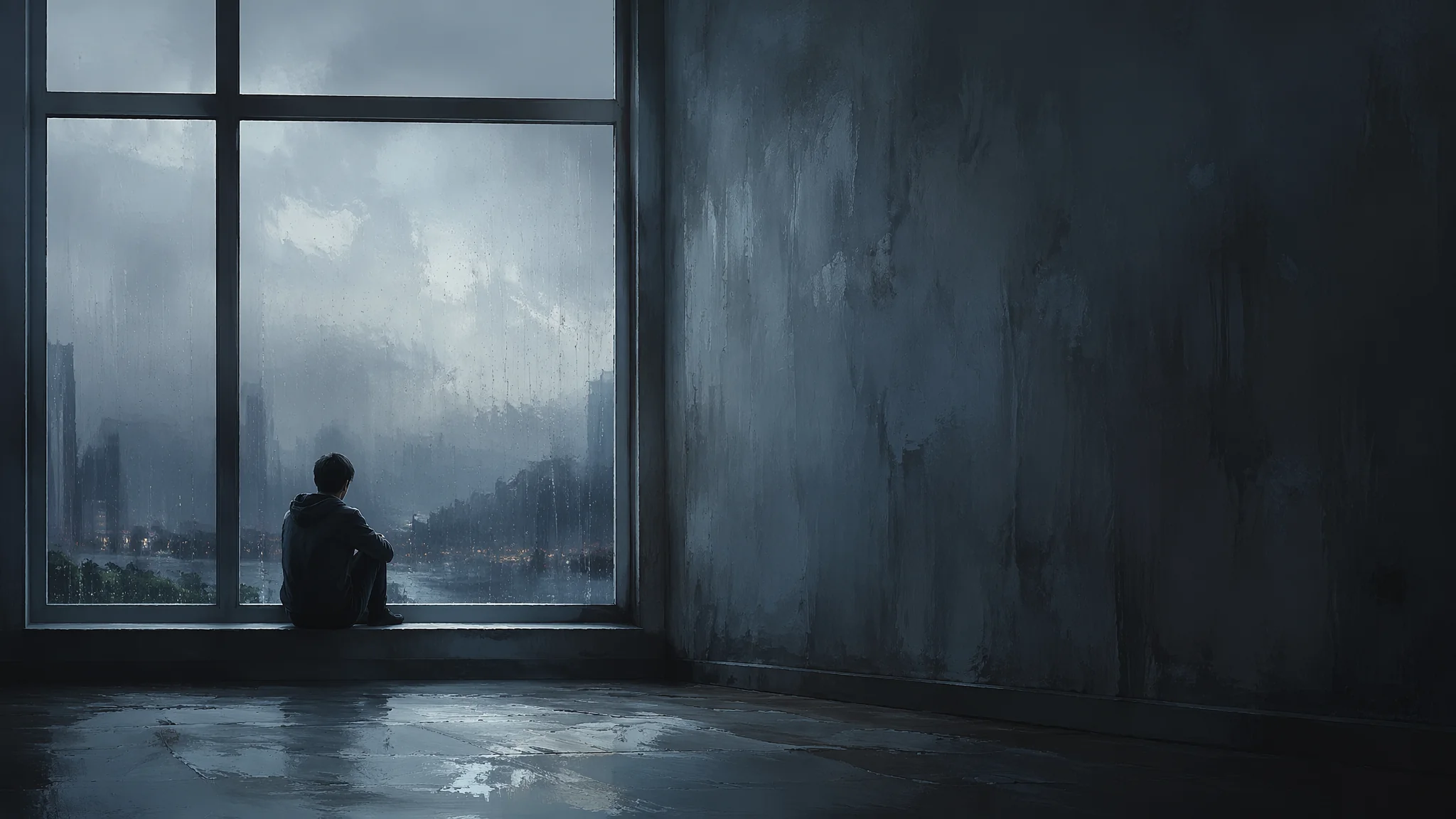 AI绘画如何表现伤心？情绪氛围与色调光影创作思路